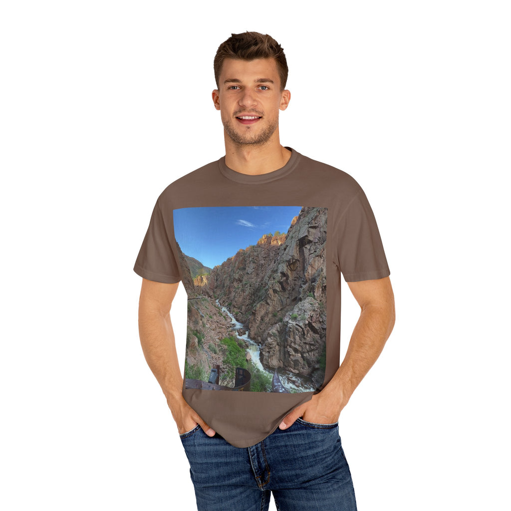 Nature Scene Unisex T-Shirt, Eco-Friendly Tee, Outdoorsy Apparel, Hiking Gift, Casual Wear, Adventure Clothing