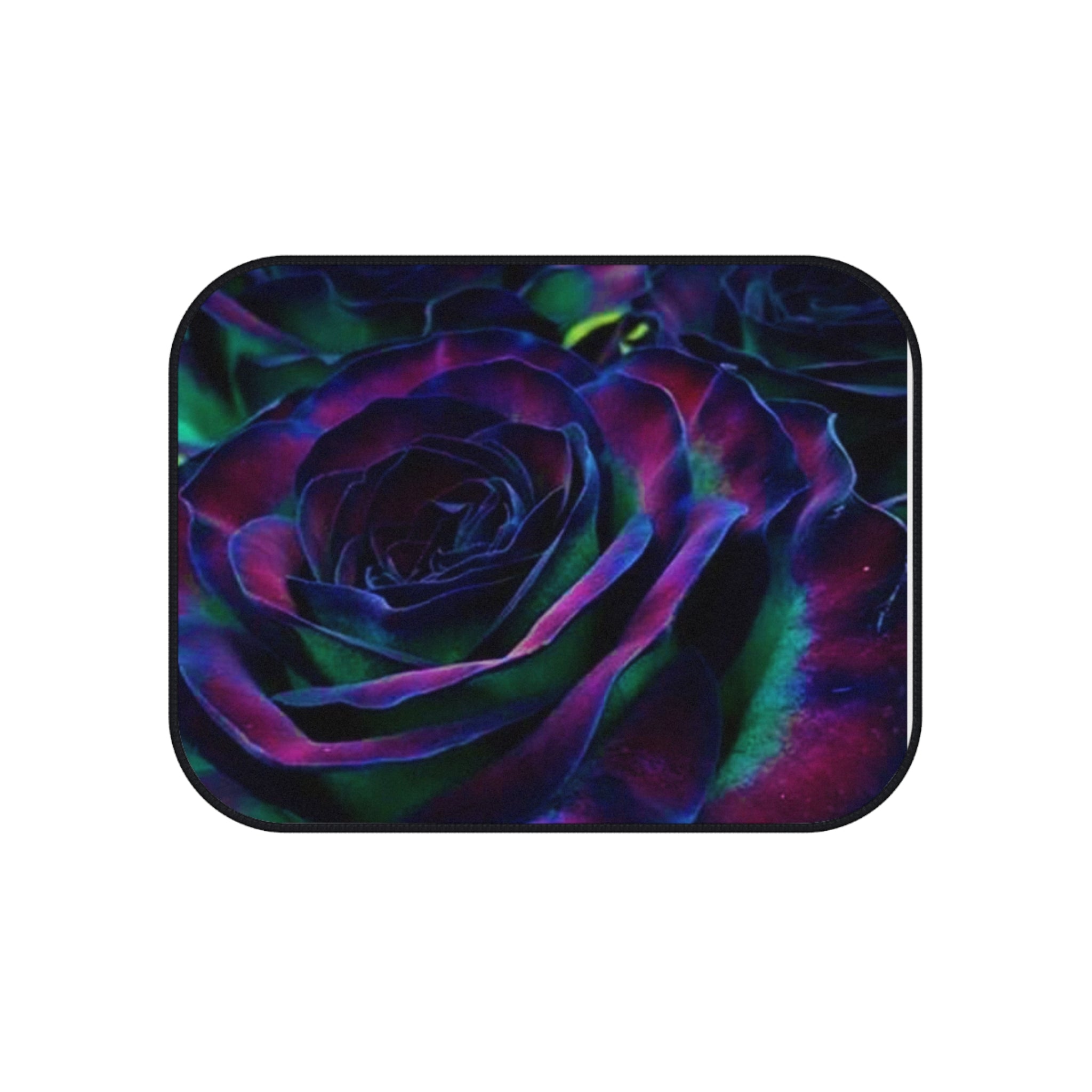 Elegant Floral Car Mats Set - Stylish Floor Mats, Car Accessories, Gift for Her, Rose Design, Home Décor, Personalized Car