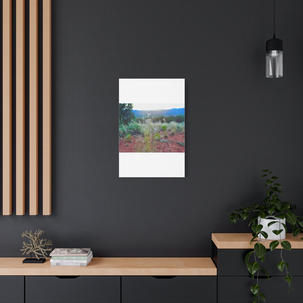 Serene Desert Landscape Canvas Print, Nature Wall Art, Home Decor, Gift for Nature Lovers, Rustic Art for Living Room, Boho Decor