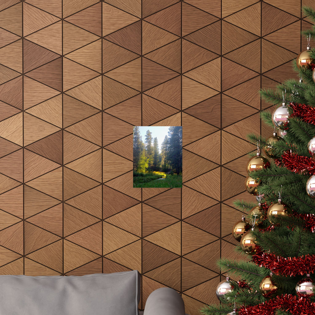 Serene Nature Poster, Wall Art Print, Forest Decor, Botanical Photography, Home Office Artwork