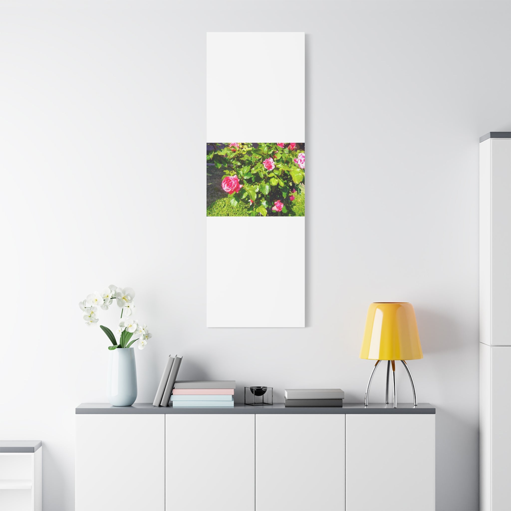 Floral Canvas Wall Art, Pink Rose Decor, Home Gallery Piece, Flower Photography, Garden Wall Decor, Floral Print