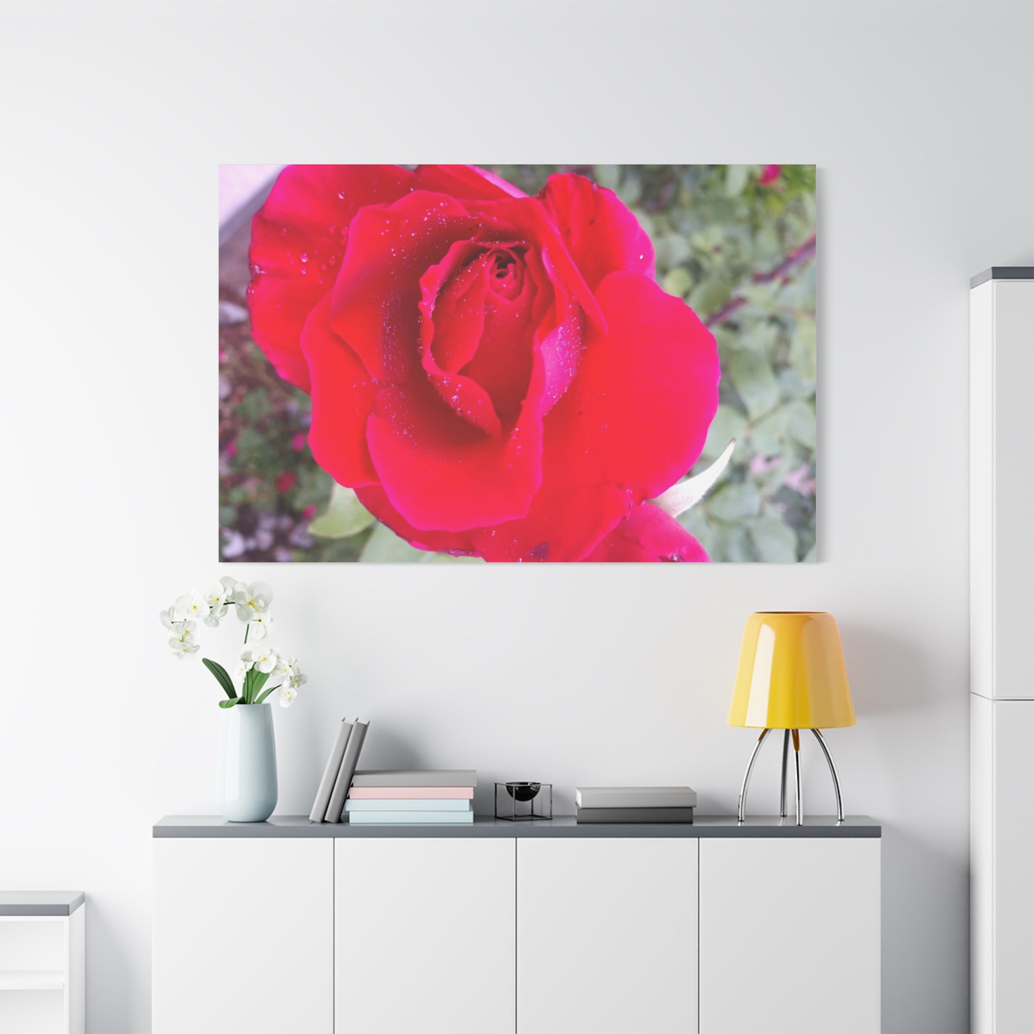 Vibrant Floral Canvas Art, Elegant Wall Decor, Perfect for Home, Gifts, Mother's Day, and Weddings