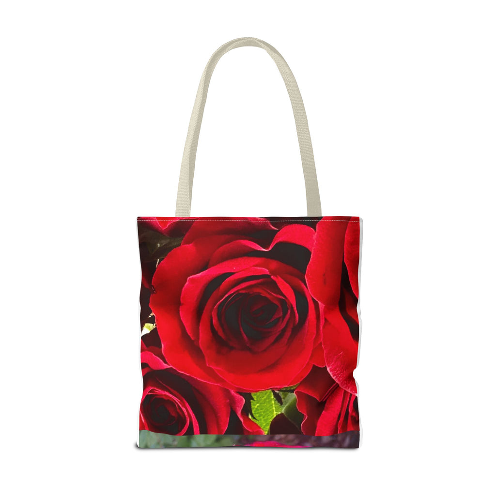 Vibrant Floral Tote Bag | Artistic Rose Design for Everyday Use, Eco-Friendly Shopping, Perfect Gift for Garden Lovers