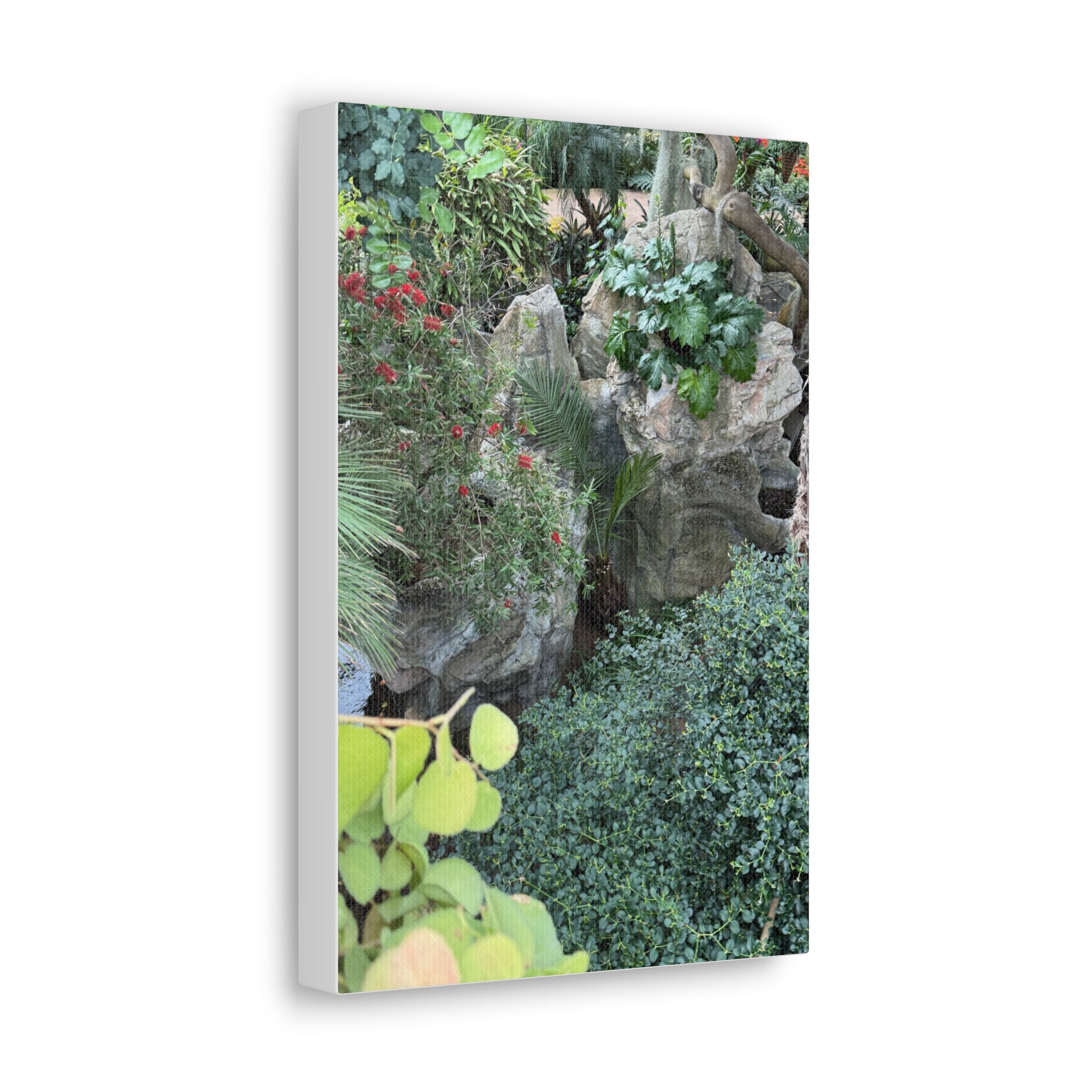 Canvas Wall Art, Tropical Garden Print, Home Decor, Botanical Artwork, Nature Lover Gift, Modern Interior Design