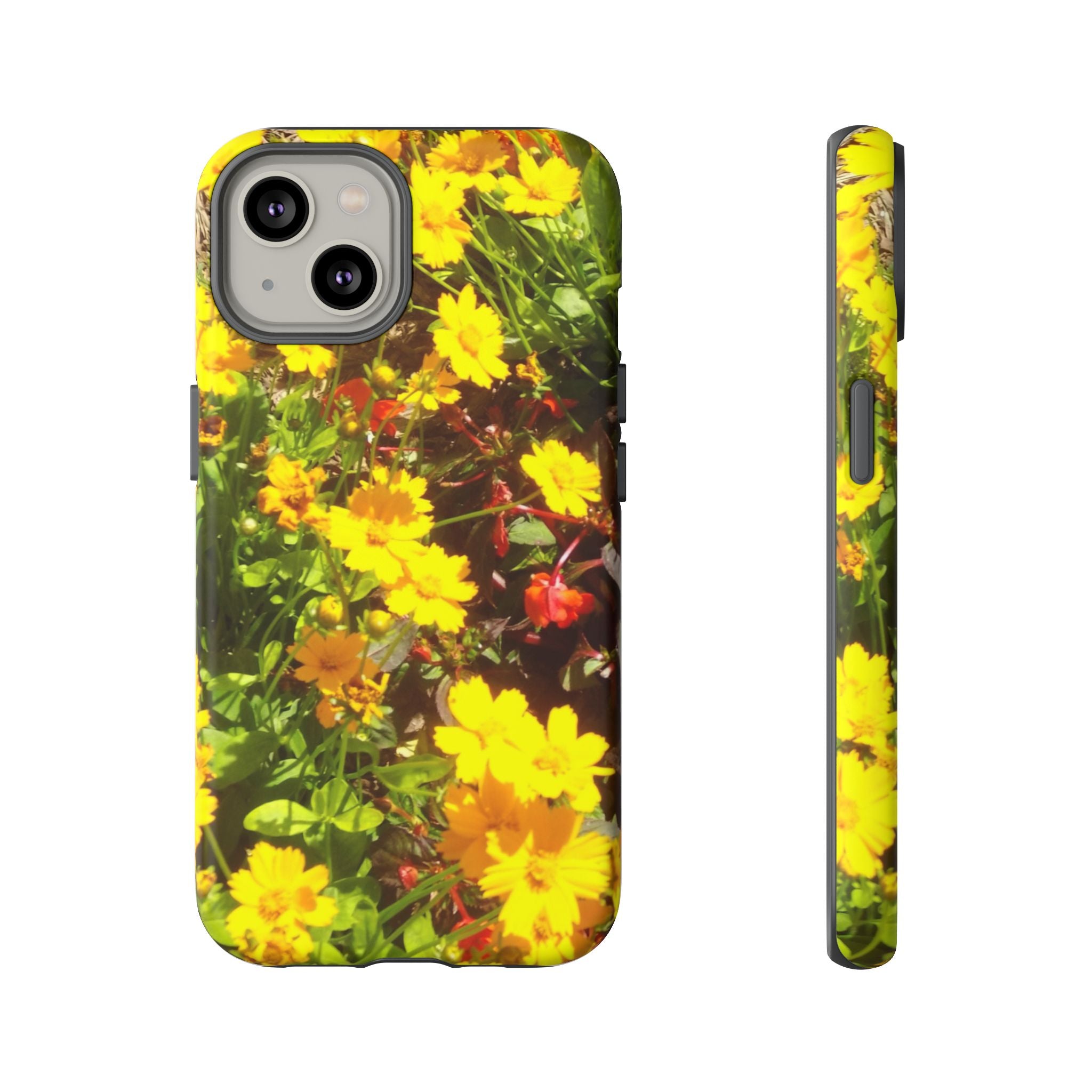 Floral Phone Case - Tough Cases with Vibrant Yellow Flowers, Protective Floral Cover, Spring Decor, Gift Idea for Nature Lovers, [...]