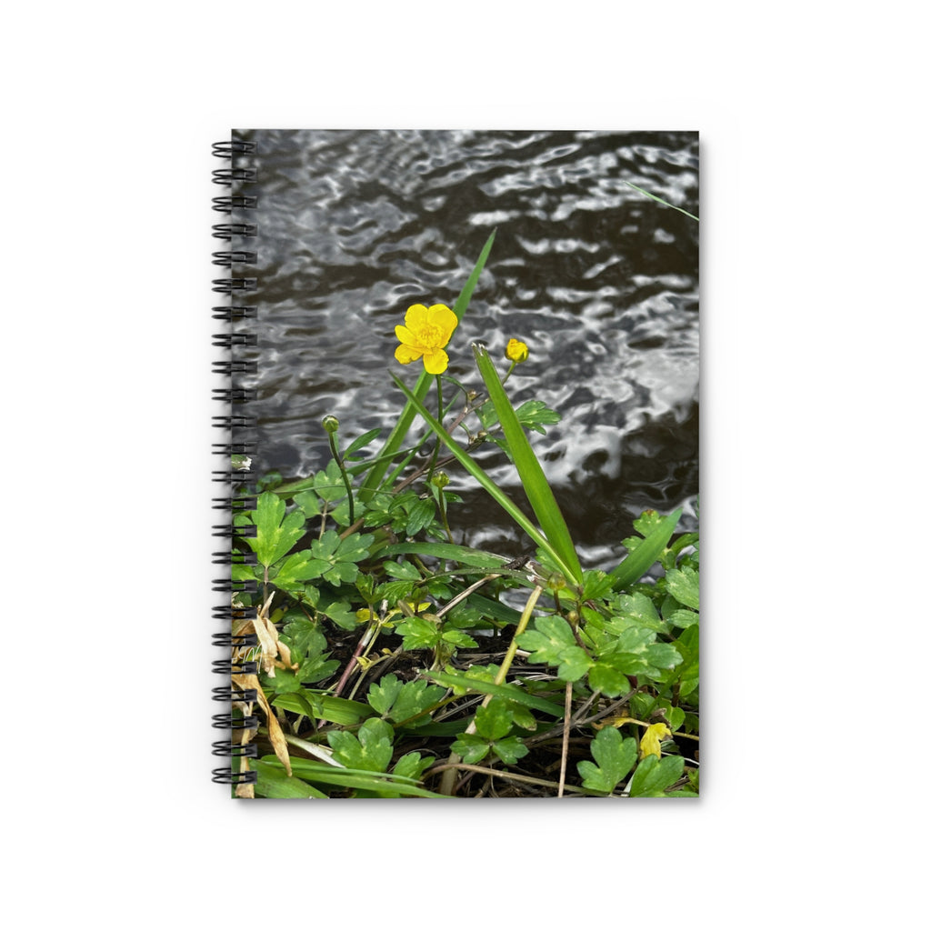 Nature-Inspired Spiral Notebook - Ruled Line, Flower Stationery, Eco-Friendly Journal, Gift for Nature Lovers, Writing Notebook, [...]