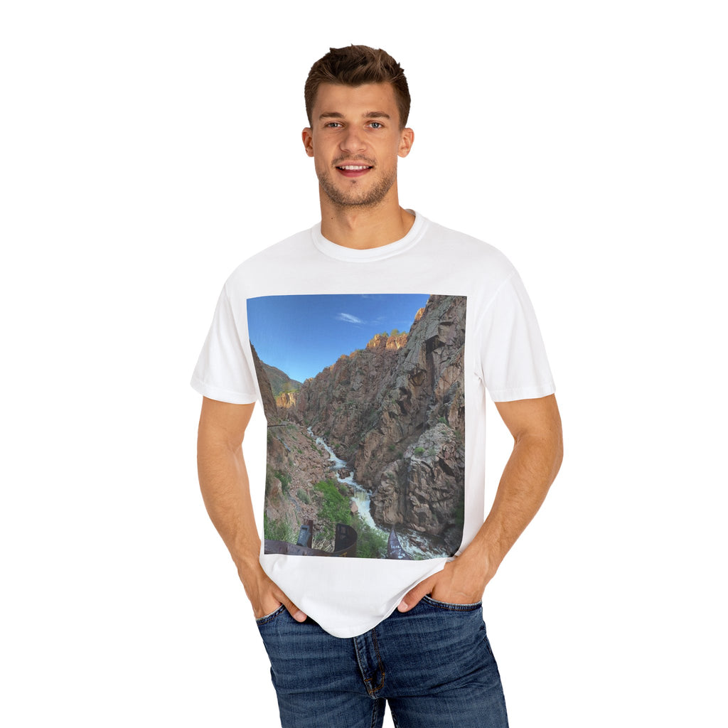 Nature Scene Unisex T-Shirt, Eco-Friendly Tee, Outdoorsy Apparel, Hiking Gift, Casual Wear, Adventure Clothing