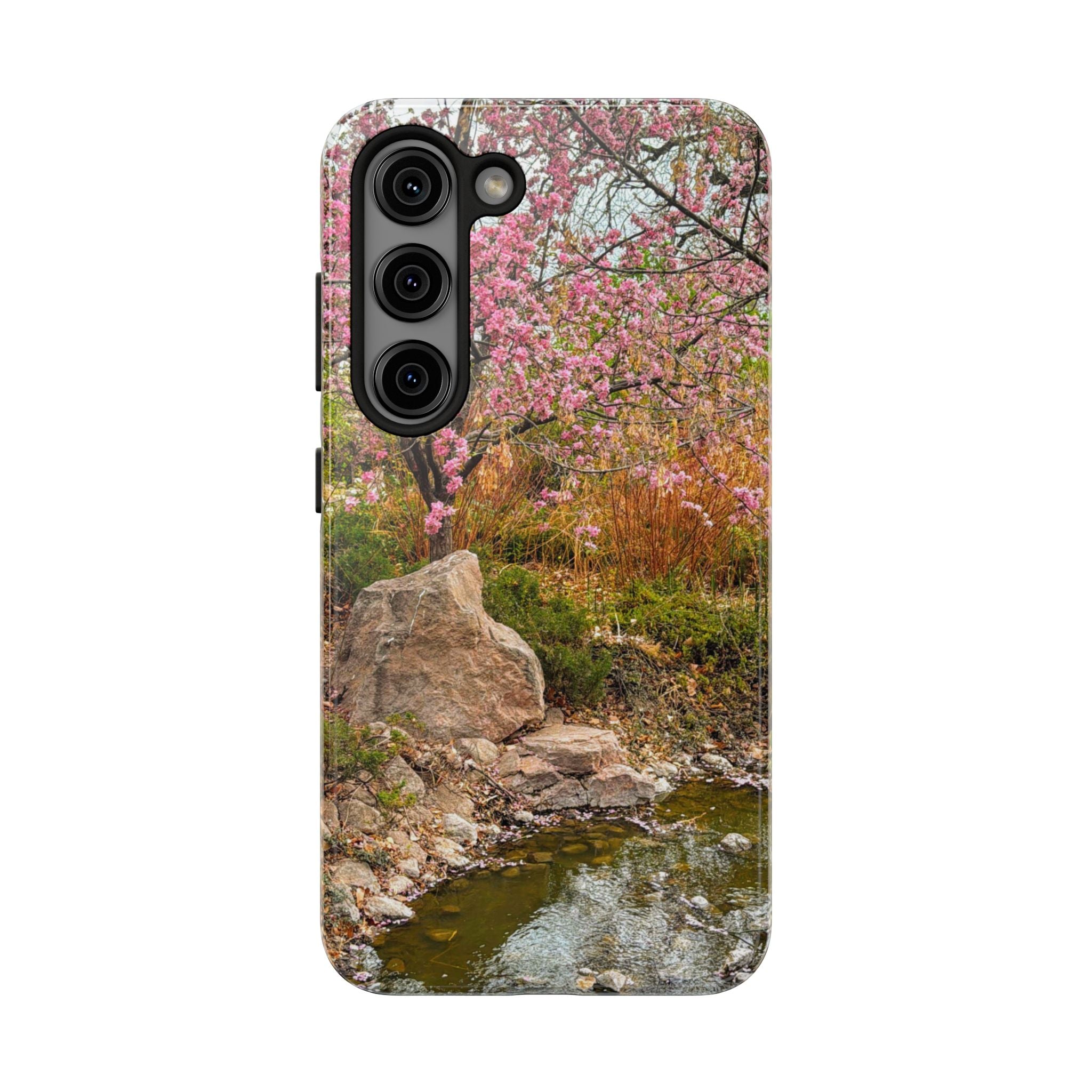 Cherry Blossom Tough Phone Cases - Nature Lover Gift, Floral Phone Accessories, Spring Decor, Custom Cases, Outdoor Adventure