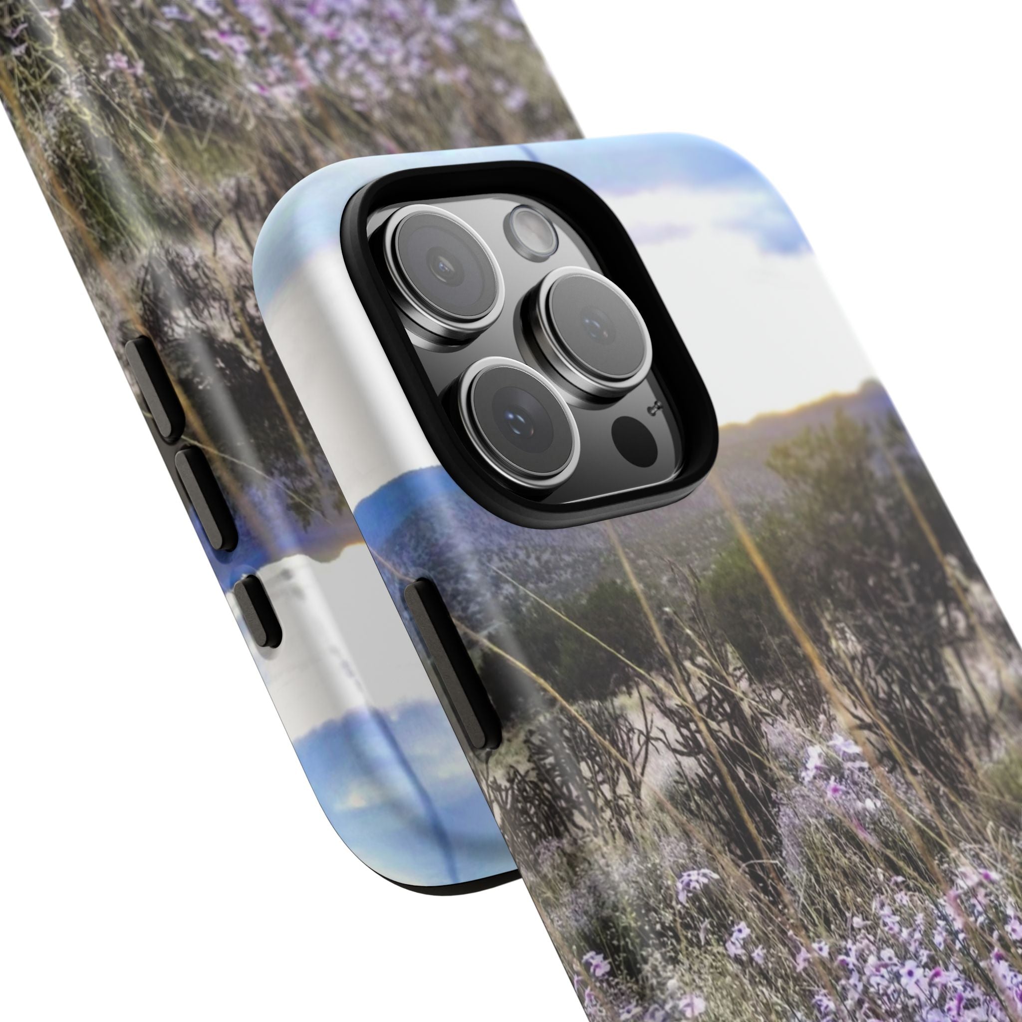 Floral Phone Case, Tough Phone Cover for Outdoor Lovers, Nature-Inspired Accessories, Gift for Photography Enthusiasts, Protective [...]