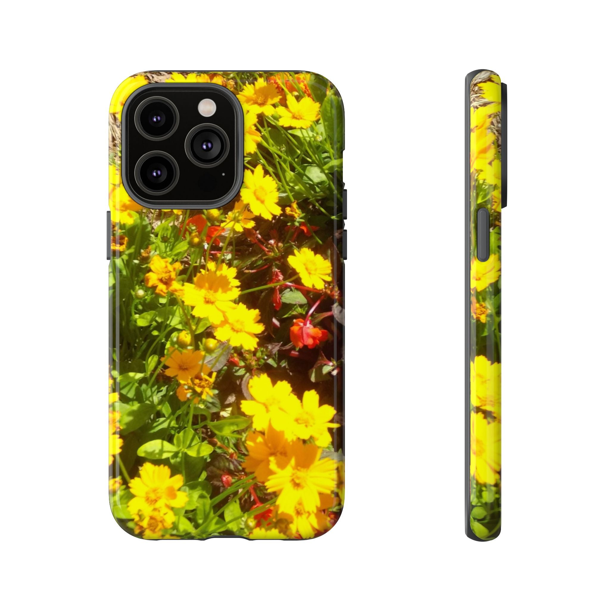 Floral Phone Case - Tough Cases with Vibrant Yellow Flowers, Protective Floral Cover, Spring Decor, Gift Idea for Nature Lovers, [...]