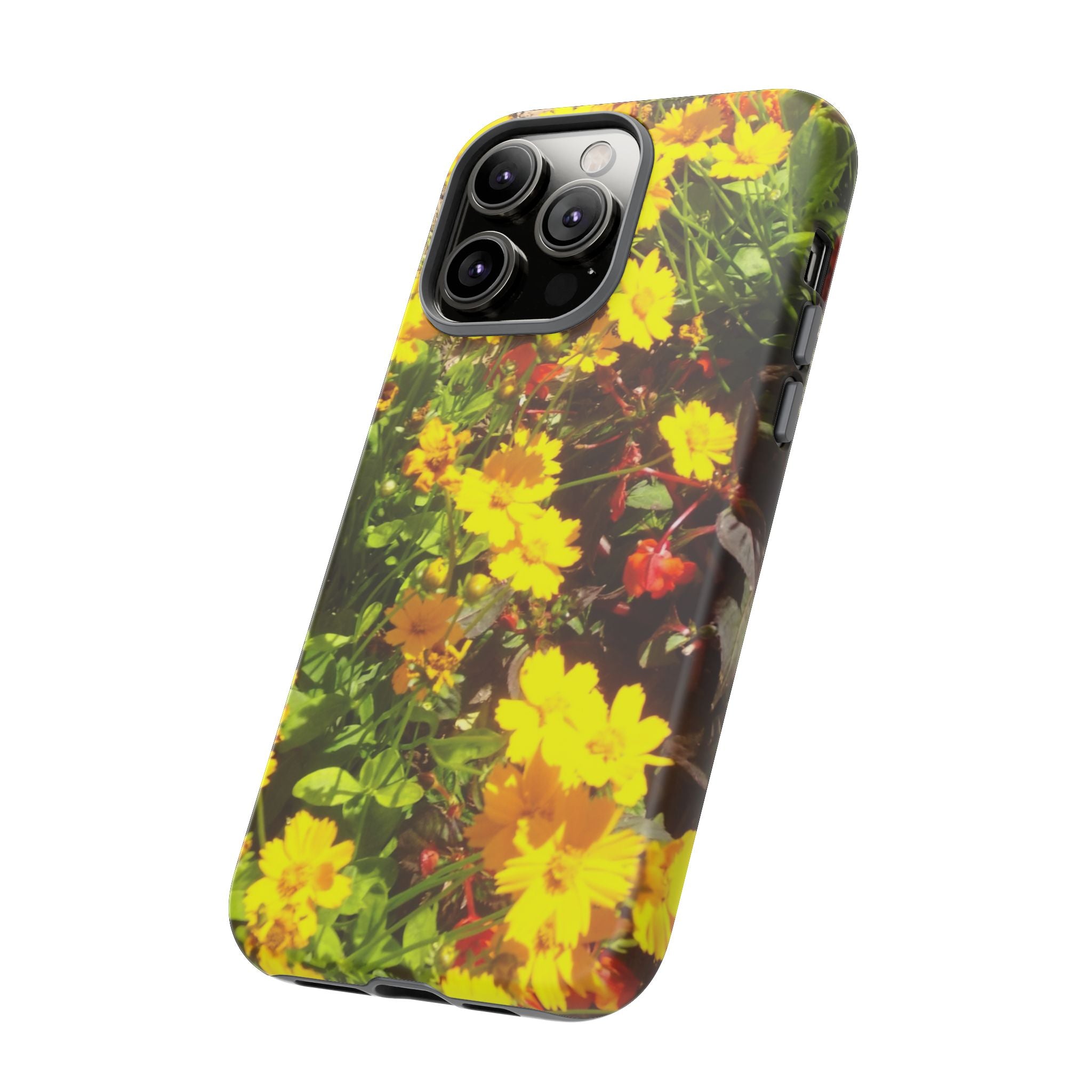 Floral Phone Case - Tough Cases with Vibrant Yellow Flowers, Protective Floral Cover, Spring Decor, Gift Idea for Nature Lovers, [...]
