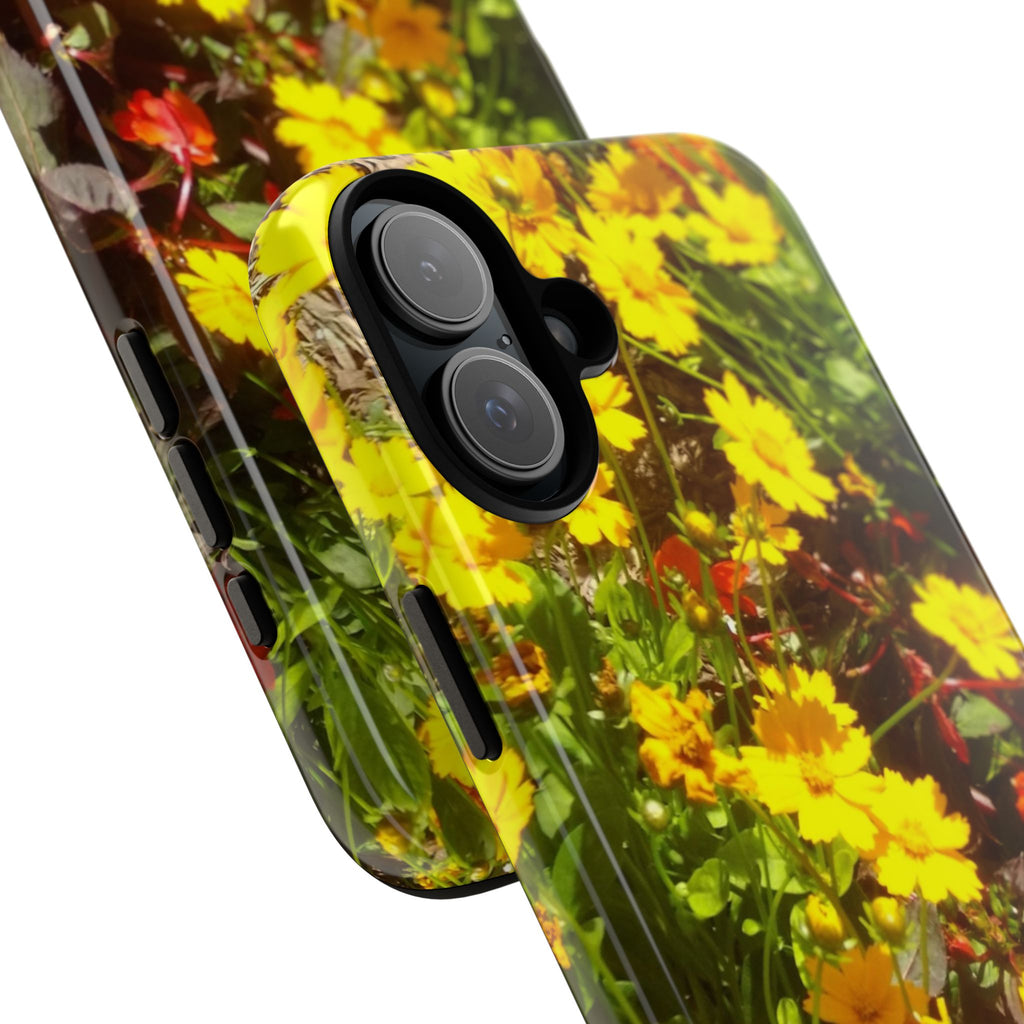 Floral Phone Case - Tough Cases with Vibrant Yellow Flowers, Protective Floral Cover, Spring Decor, Gift Idea for Nature Lovers, [...]