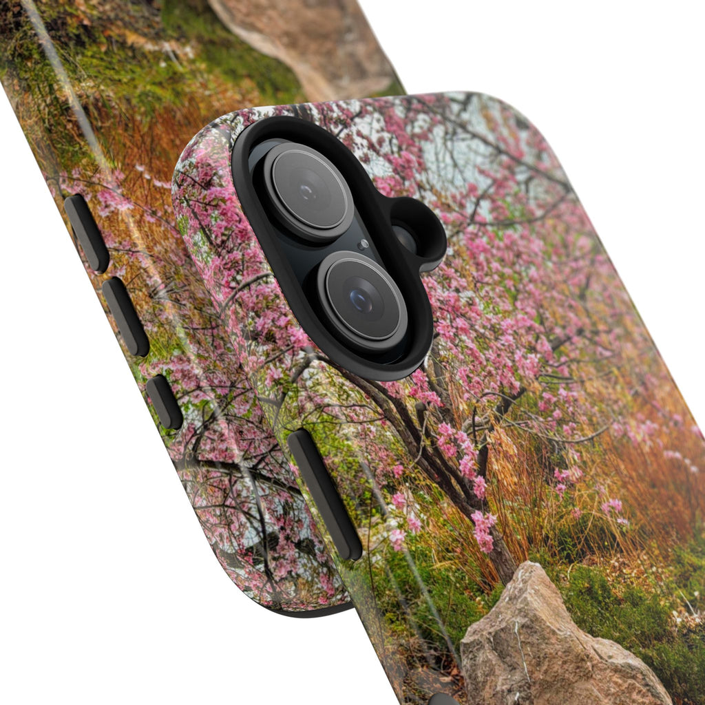 Cherry Blossom Tough Phone Cases - Nature Lover Gift, Floral Phone Accessories, Spring Decor, Custom Cases, Outdoor Adventure