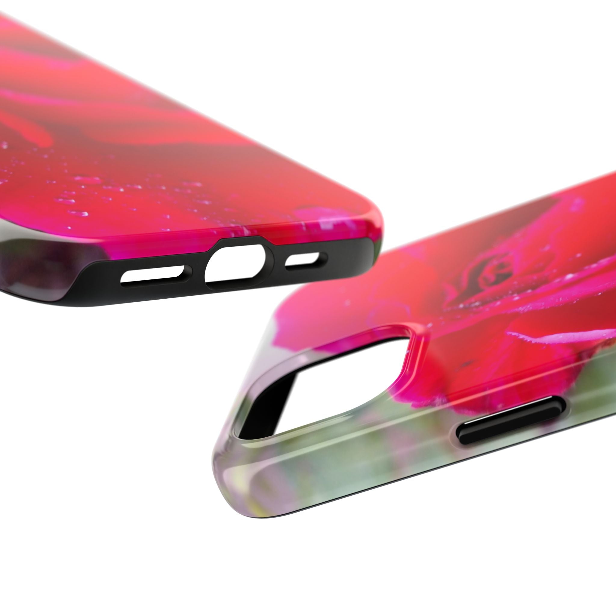 Flower Print Tough Phone Cases, Floral iPhone Case, Durable Mobile Covers, Unique Gift for Her, Birthday Present, Rose Design