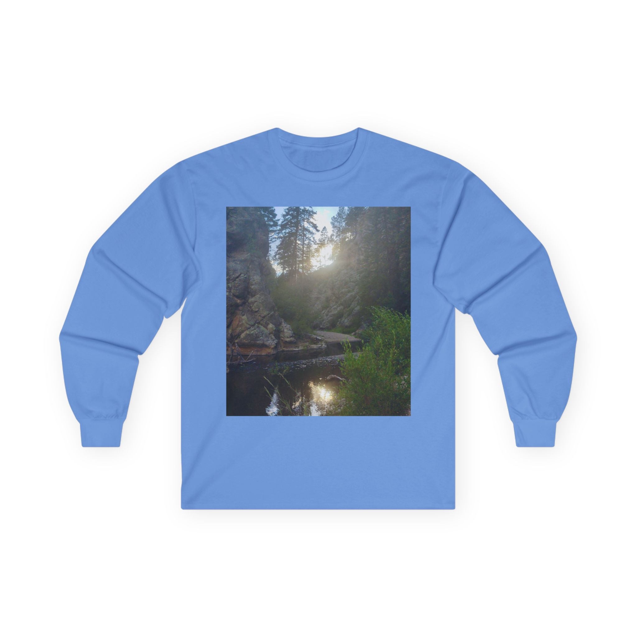 Nature-Inspired Unisex Long Sleeve Tee, Outdoor Adventure Shirt, Gift for Nature Lovers, Casual Wear, Eco-Friendly Apparel