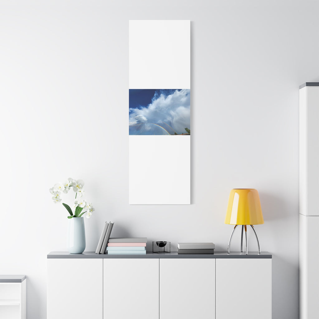 Rainbow Cloud Art Canvas Print, Stretched Wall Decor, Home/Office Art, Gift for Nature Lovers, Gallery Wall Accent