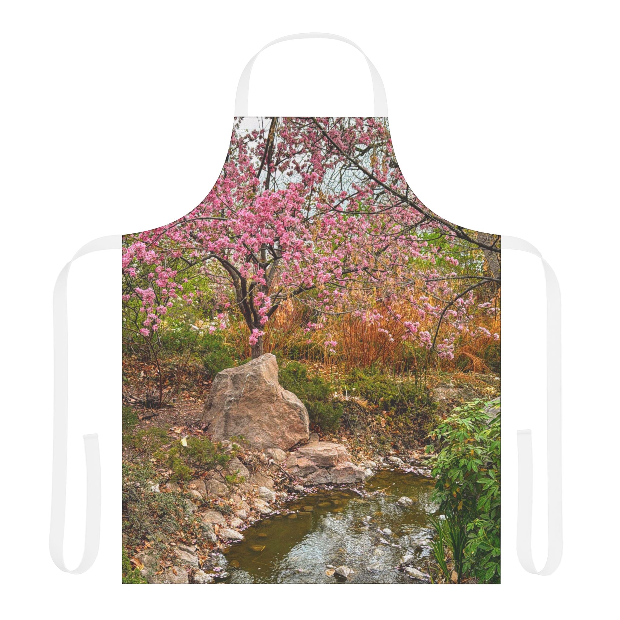 Colorful Floral Apron for Cooking and Baking, Gift for Gardeners, Mother's Day Gift, Chef Apron, Kitchen Decor