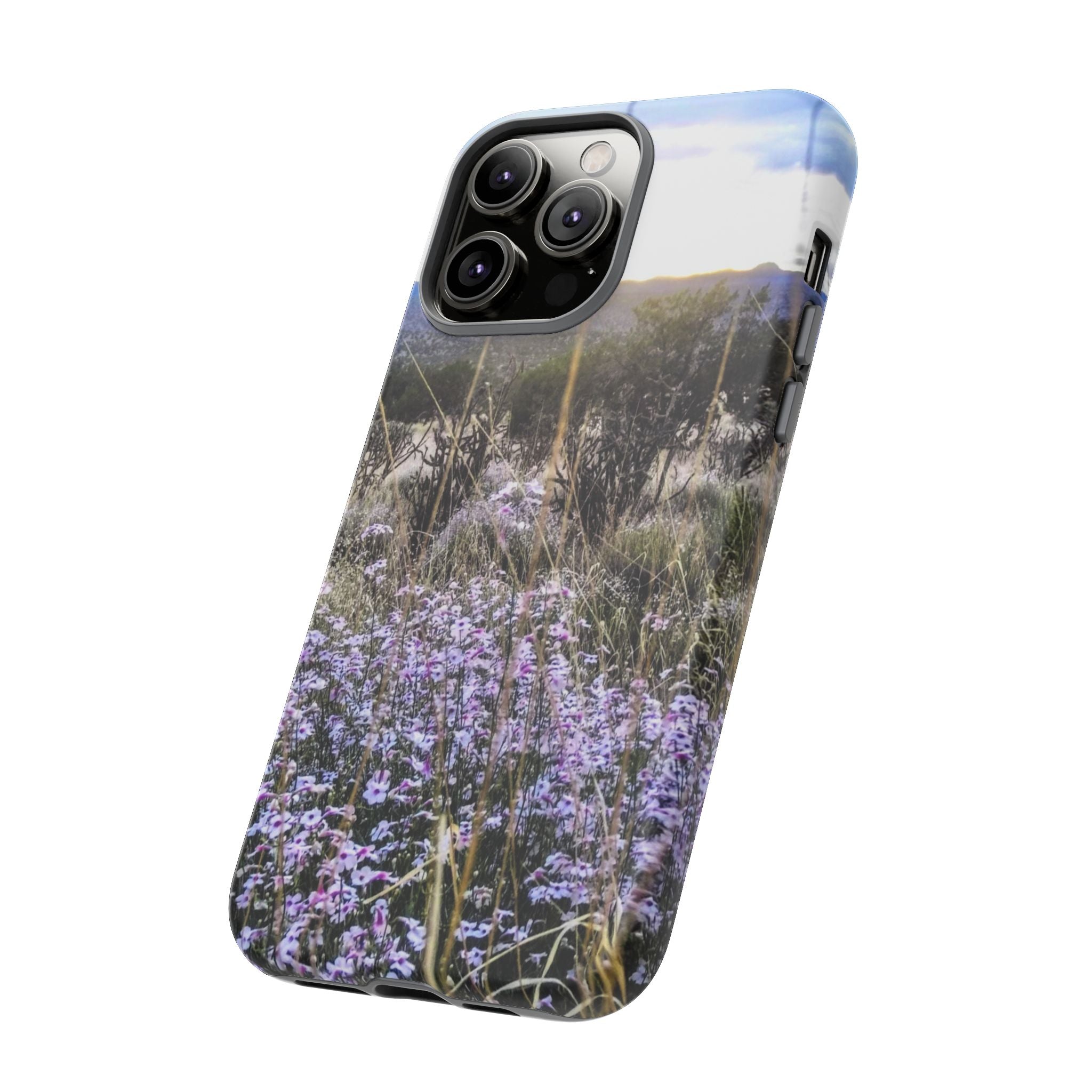 Floral Phone Case, Tough Phone Cover for Outdoor Lovers, Nature-Inspired Accessories, Gift for Photography Enthusiasts, Protective [...]