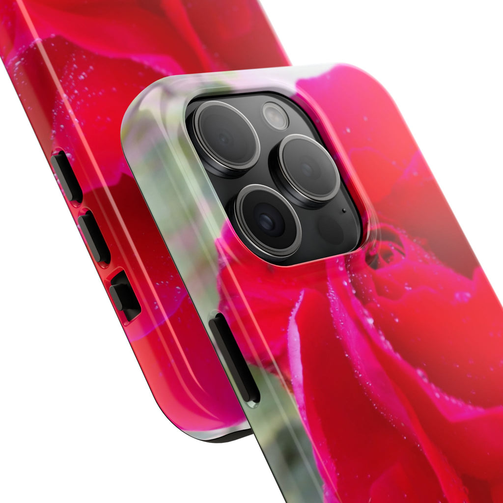 Flower Print Tough Phone Cases, Floral iPhone Case, Durable Mobile Covers, Unique Gift for Her, Birthday Present, Rose Design