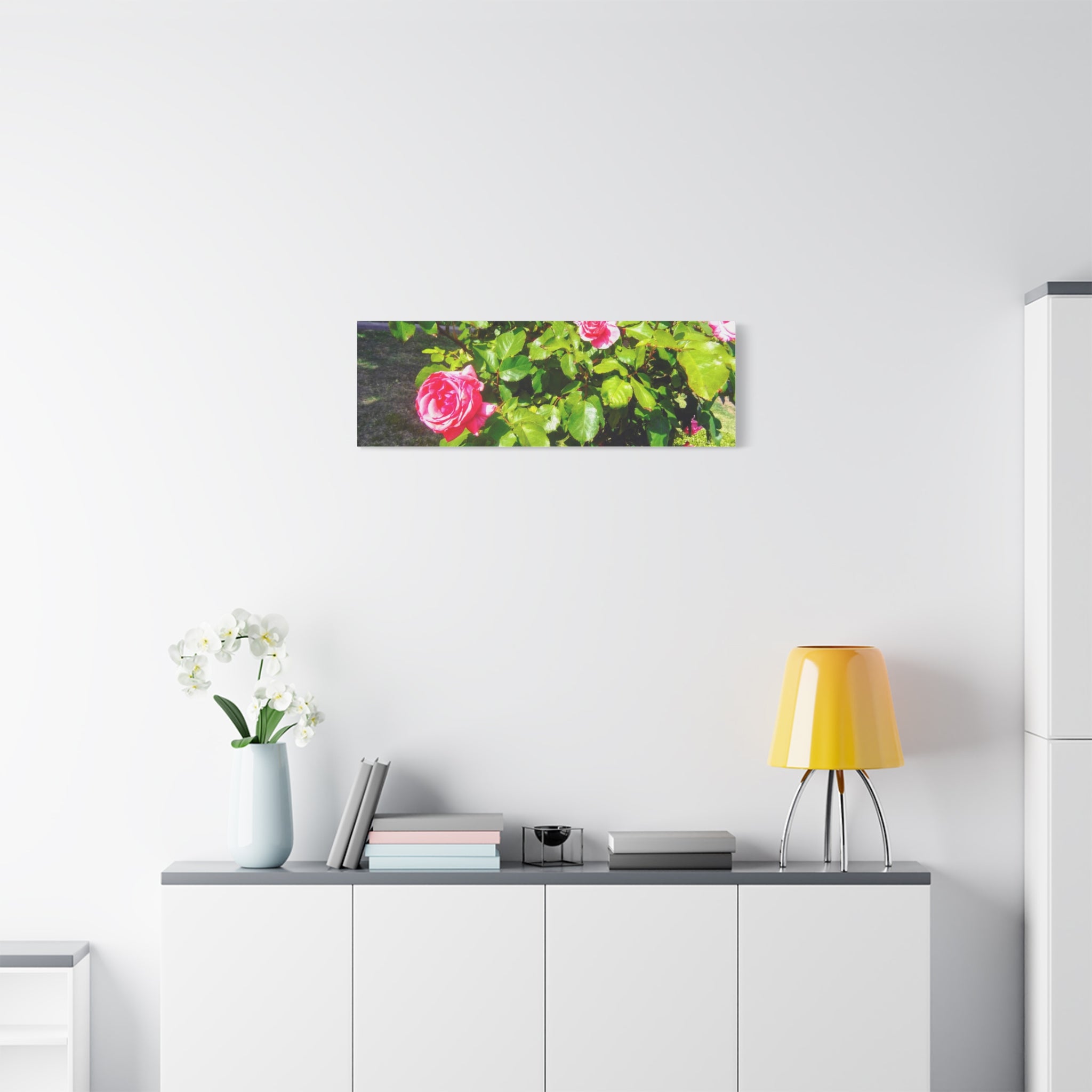 Floral Canvas Wall Art, Pink Rose Decor, Home Gallery Piece, Flower Photography, Garden Wall Decor, Floral Print