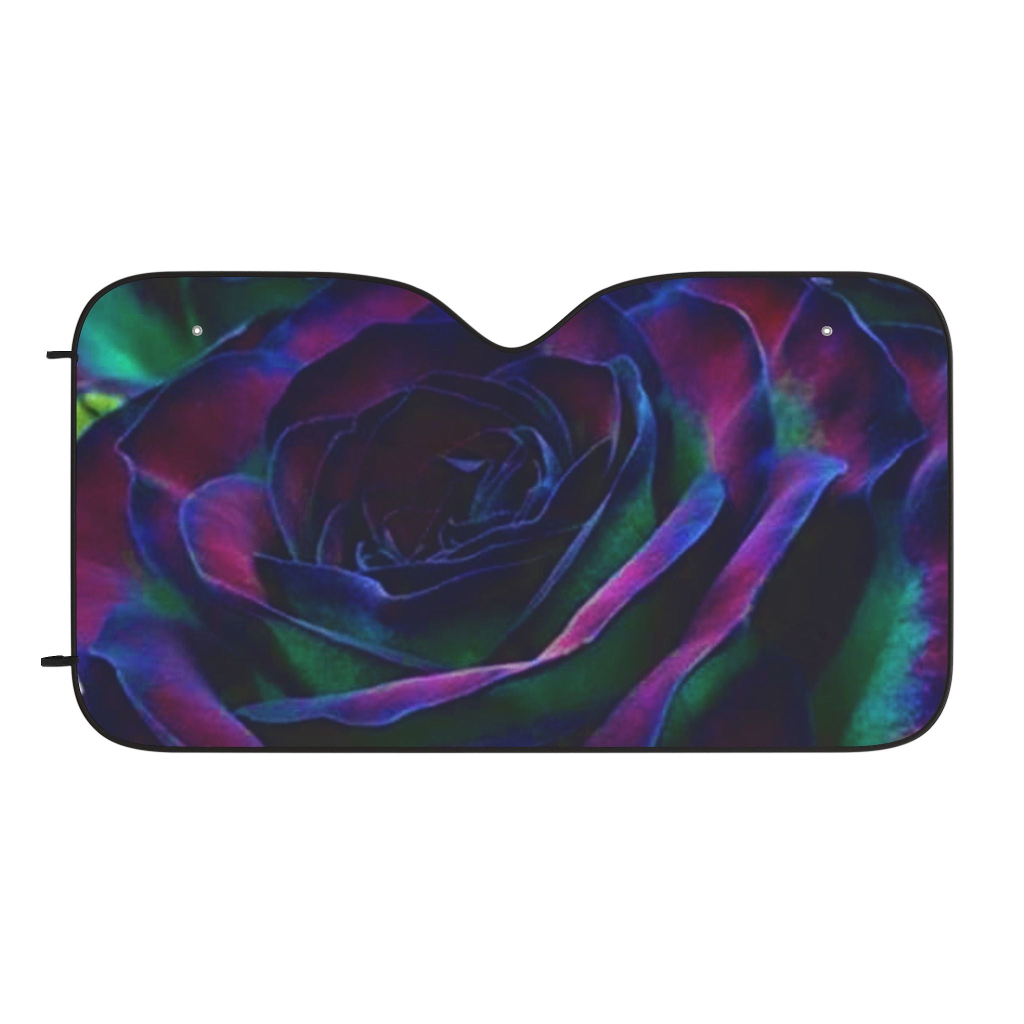 Vibrant Floral Car Sun Shades, Rose-Themed Sunshades for Vehicles, UV Protection, Great for Summer Road Trips, Gifts for Flower Lovers