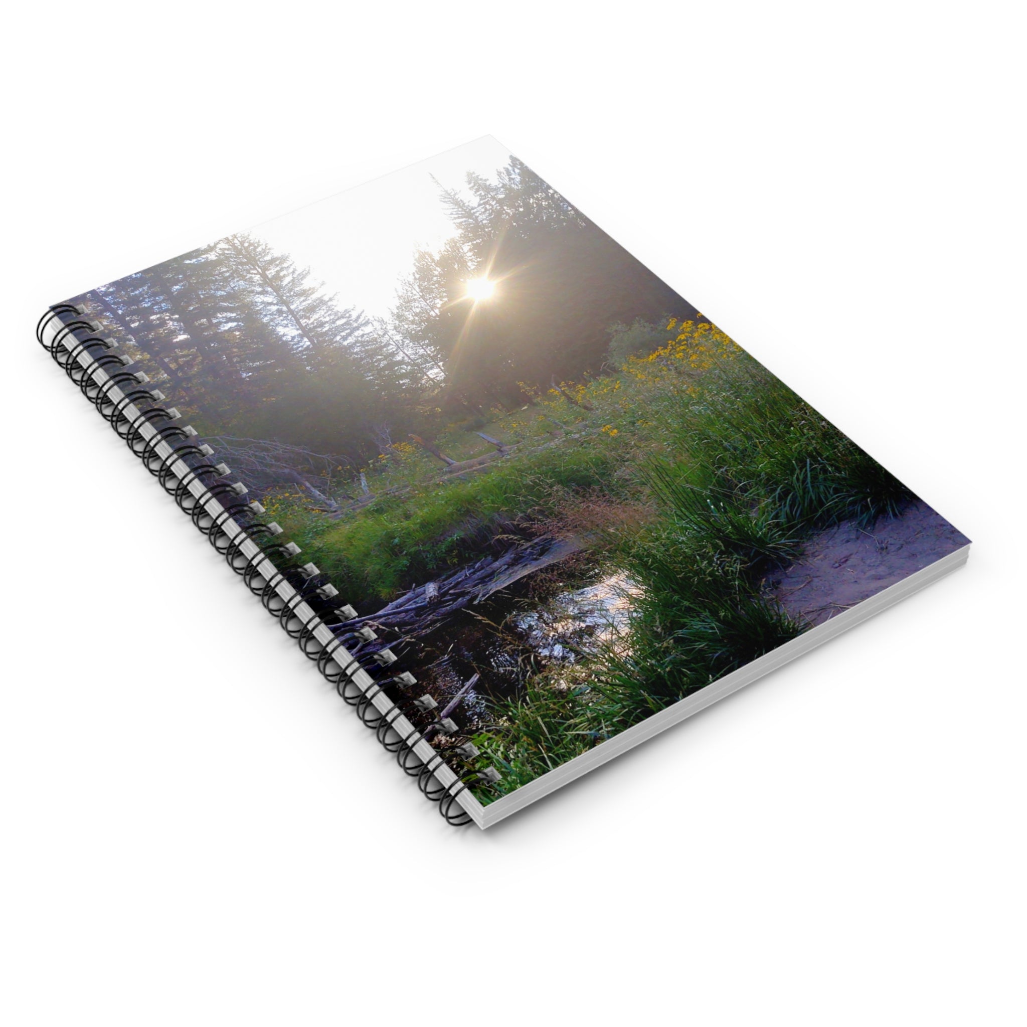 Nature-Inspired Spiral Notebook - Ruled Line, Journaling, Sketching, Gift for Nature Lovers, Eco-Friendly, Inspirational Writing