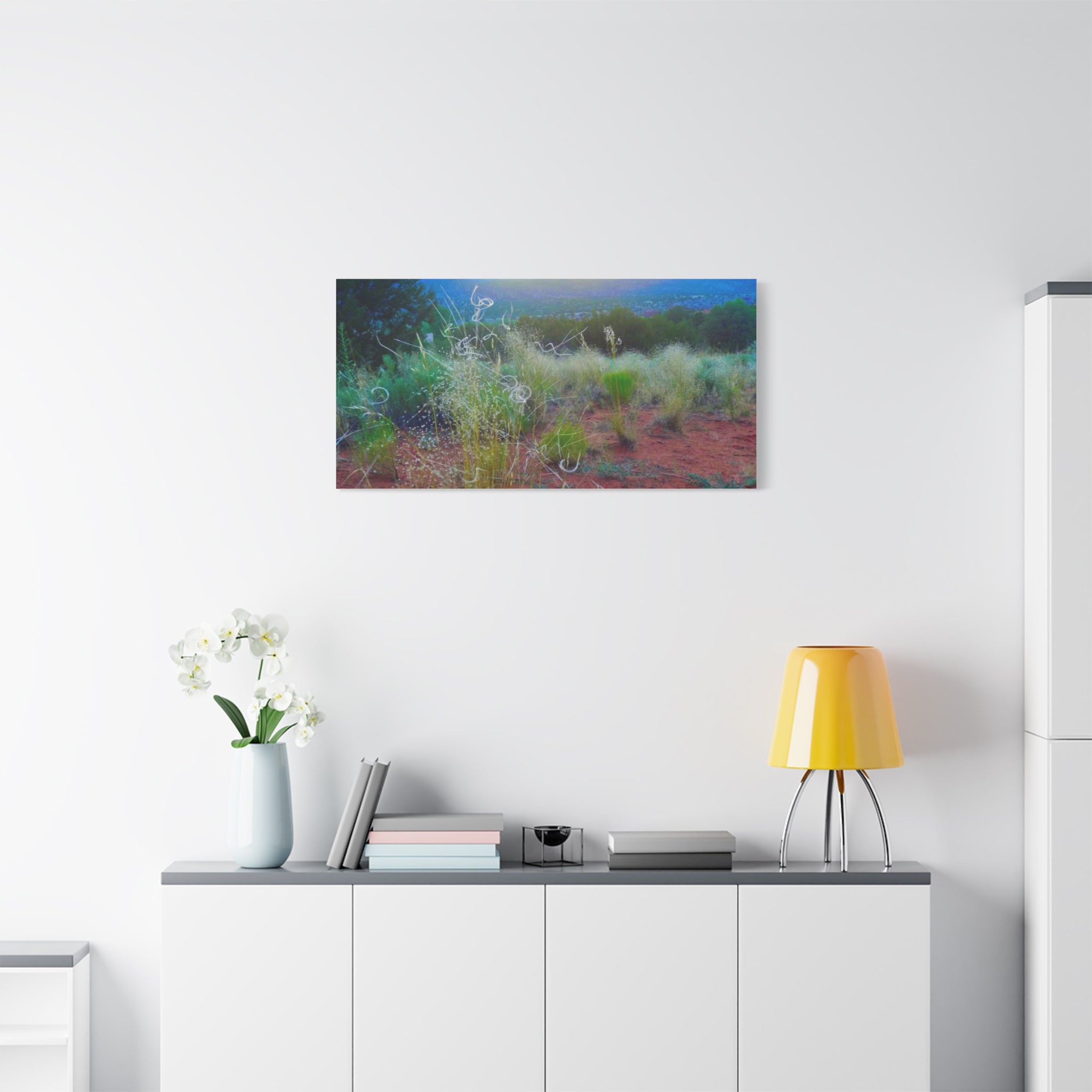 Stretched Canvas Art Print, Nature Wall Decor, Boho Home Decor, Rustic Landscape Art, Gift for Nature Lovers