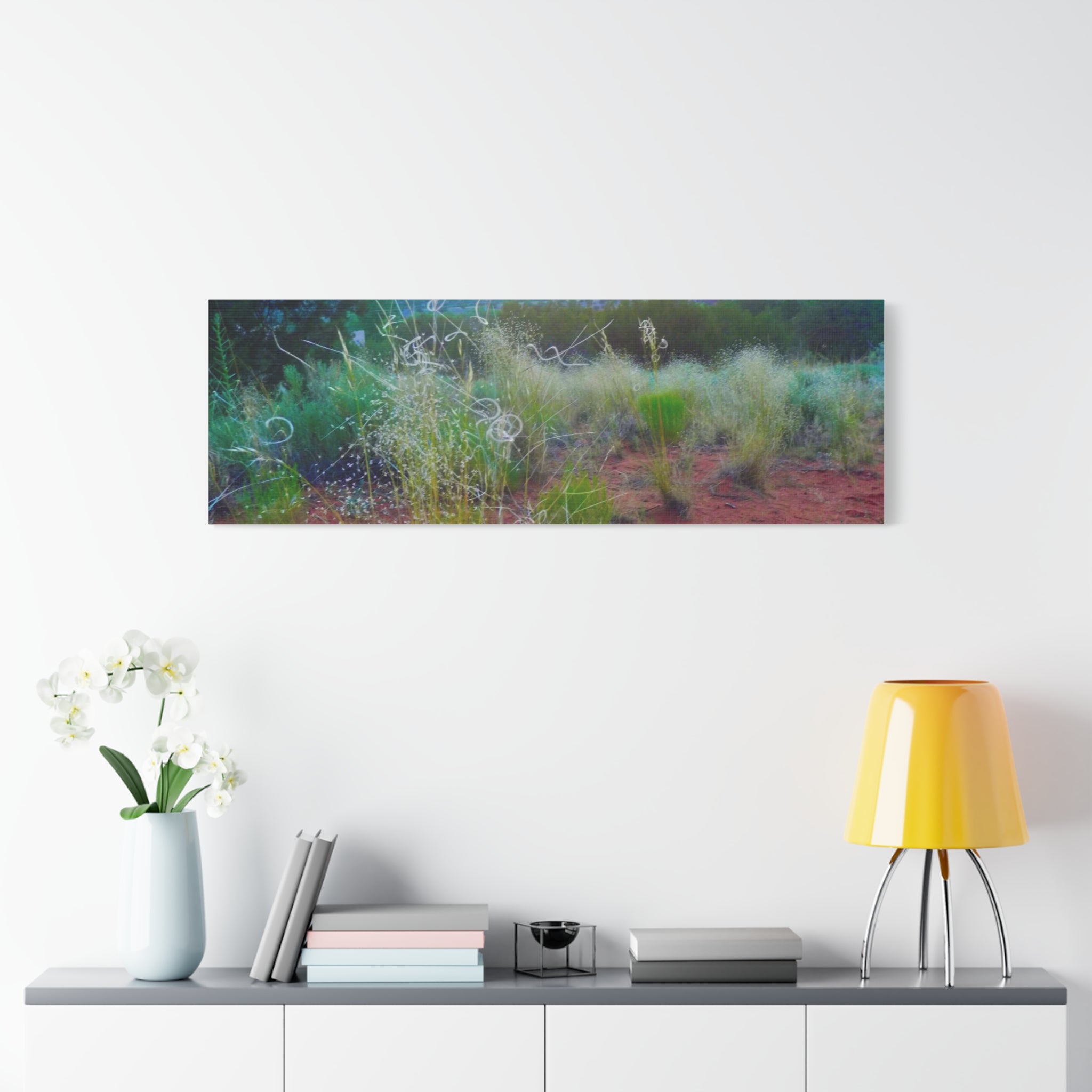 Stretched Canvas Art Print, Nature Wall Decor, Boho Home Decor, Rustic Landscape Art, Gift for Nature Lovers