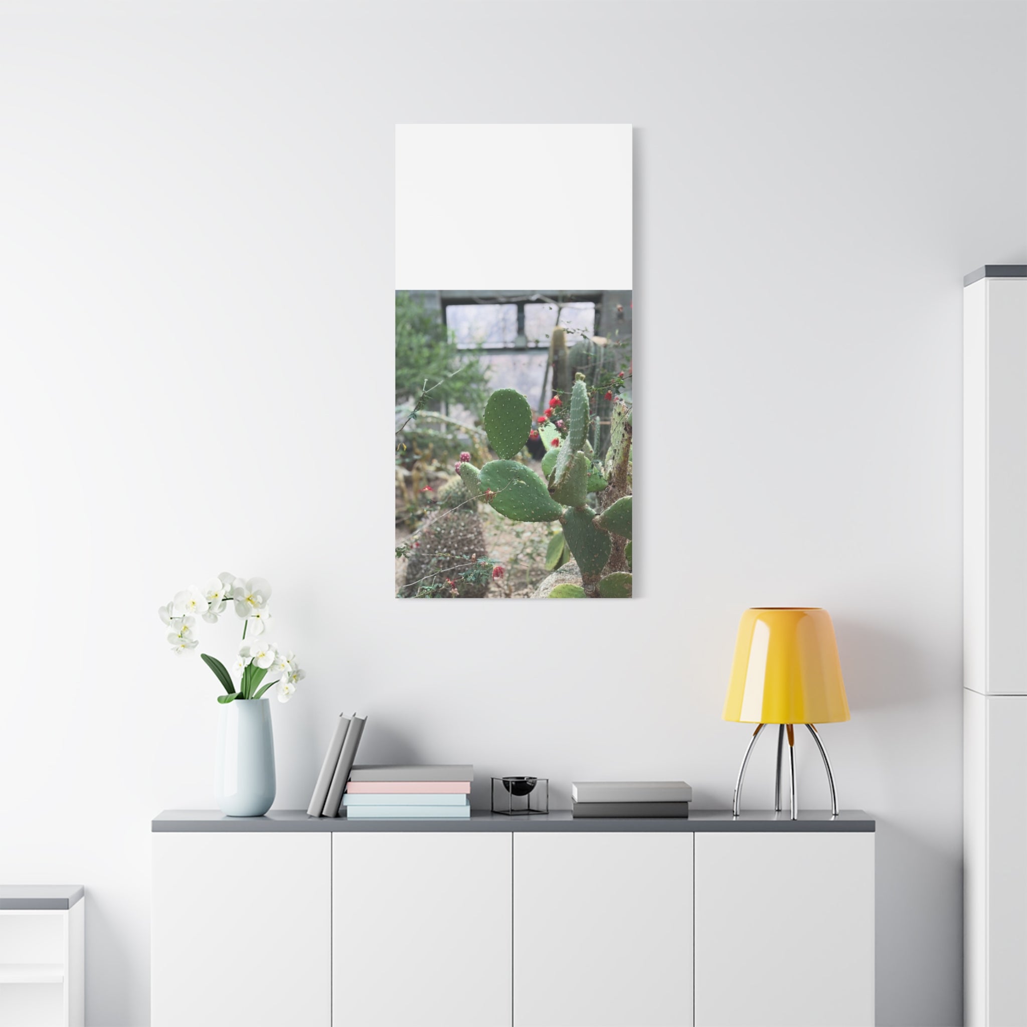 Cactus Matte Canvas Wall Art, Nature Decor, Southwestern Room Design, Green Plant Prints, Home and Office Wall Decor