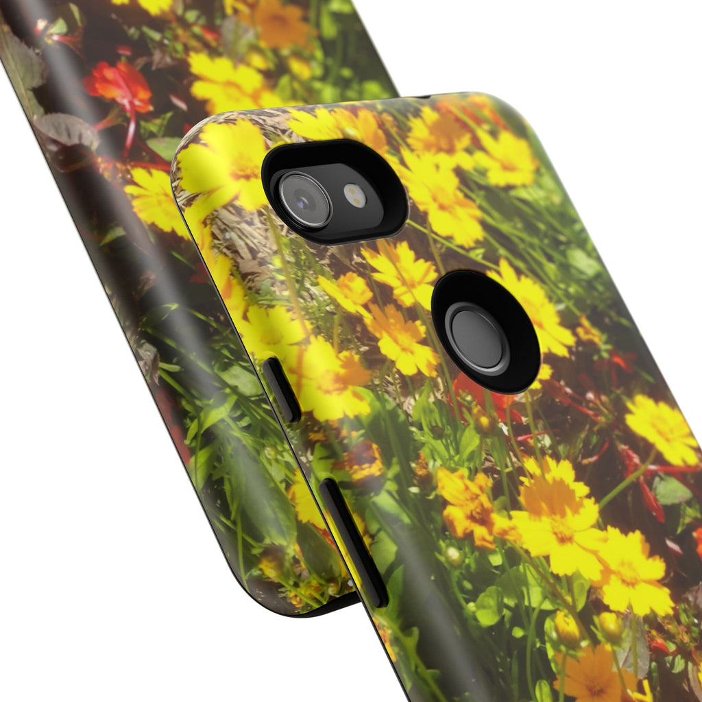 Floral Phone Case - Tough Cases with Vibrant Yellow Flowers, Protective Floral Cover, Spring Decor, Gift Idea for Nature Lovers, [...]