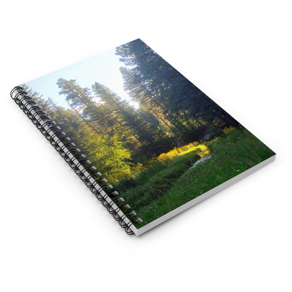 Nature-Inspired Spiral Notebook for Eco-Lovers, Hiking Journal, Nature Sketchbook, Forest Diary, Gift for Nature Enthusiasts