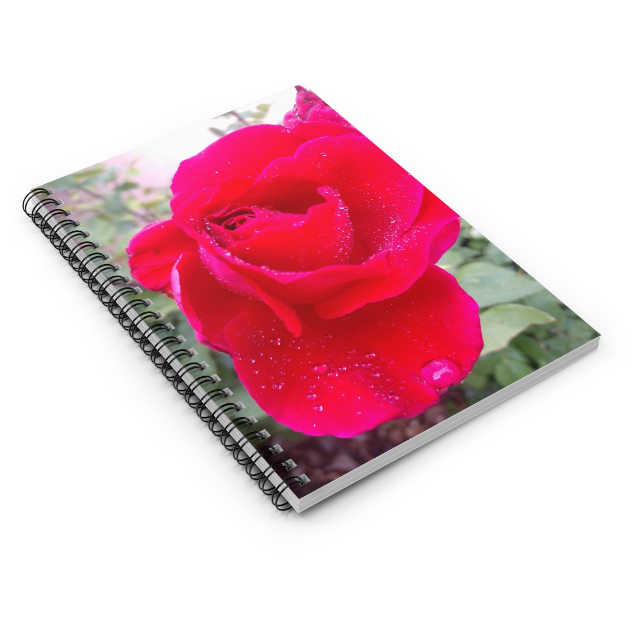 Floral Spiral Notebook - Ruled Lines, Perfect Gift for Flower Lovers, Journaling, Study, Daily Planner, Mother's Day, Cute Stationery
