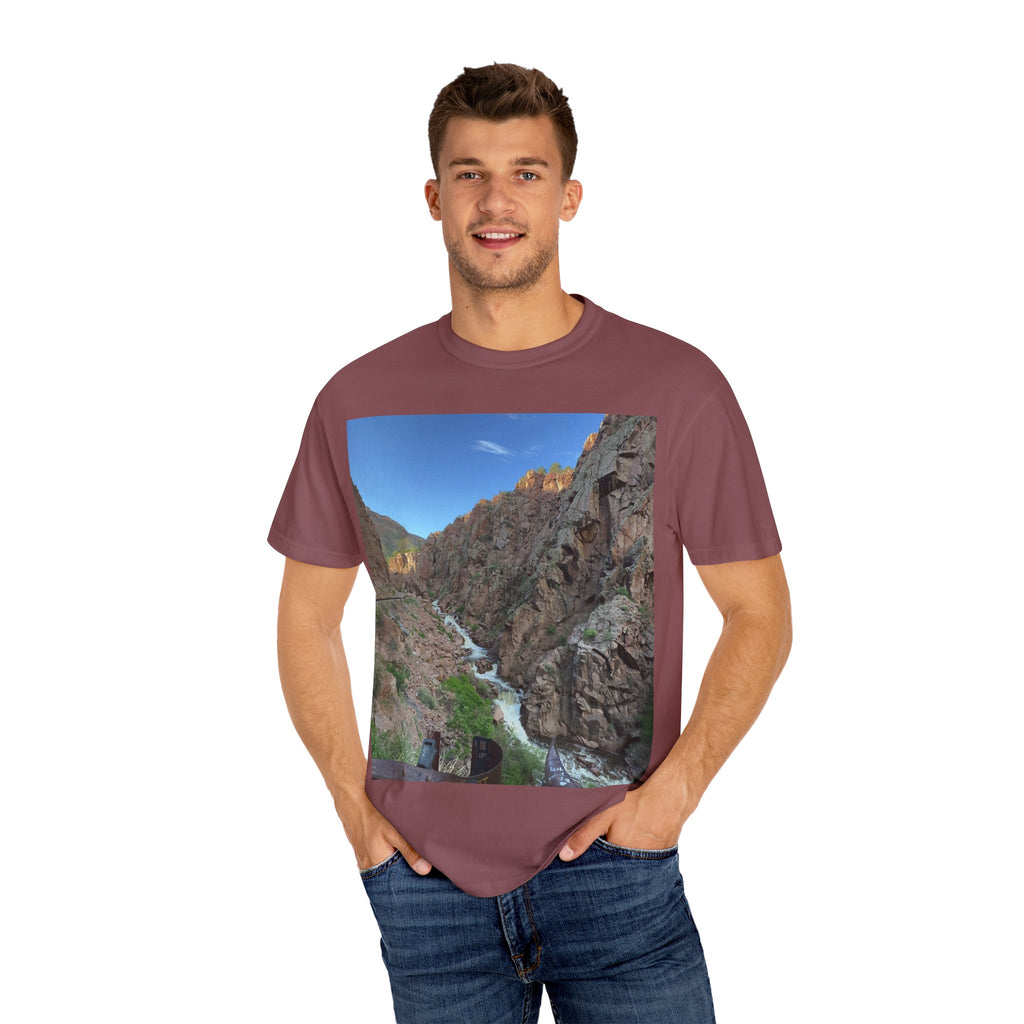 Nature Scene Unisex T-Shirt, Eco-Friendly Tee, Outdoorsy Apparel, Hiking Gift, Casual Wear, Adventure Clothing