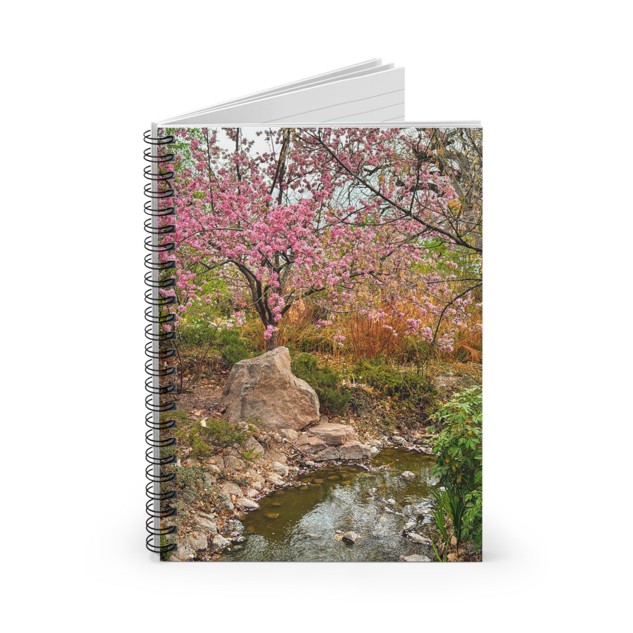 Cherry Blossom Spiral Notebook - Perfect for Journaling, Note-Taking, Gifts, Academic Use, Spring Inspiration