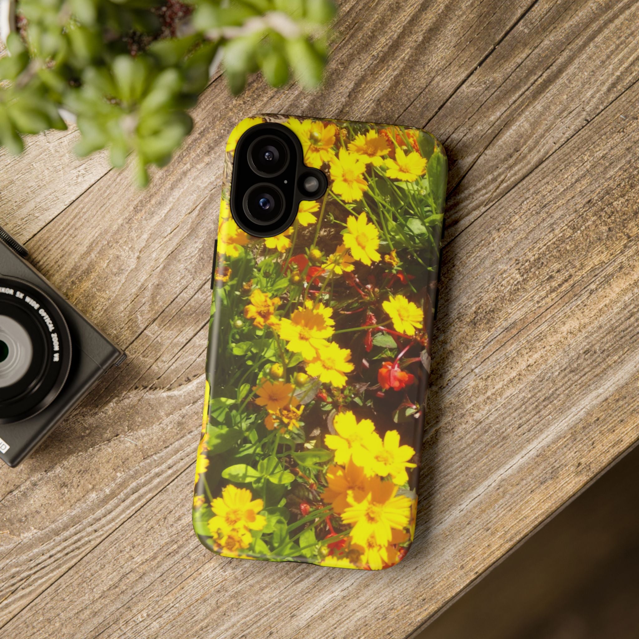 Floral Phone Case - Tough Cases with Vibrant Yellow Flowers, Protective Floral Cover, Spring Decor, Gift Idea for Nature Lovers, [...]