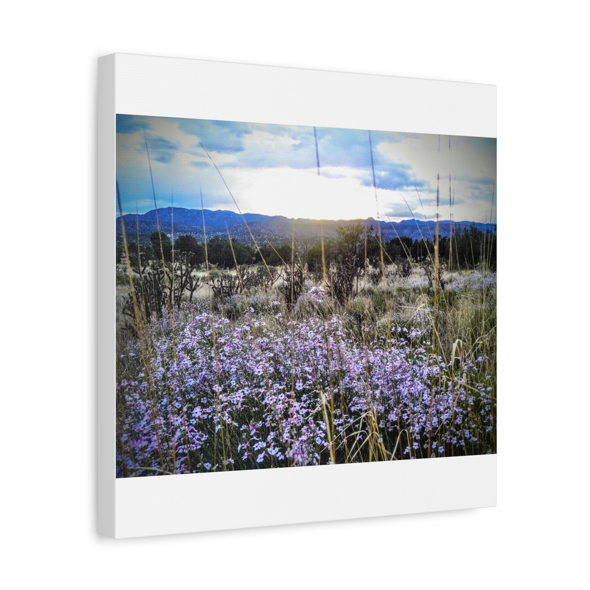 Framed Botanical Wall Art, Floral Canvas Print, Nature Decor, Home Interior Art, Gift for Garden Lovers, Beautiful Flower Landscape