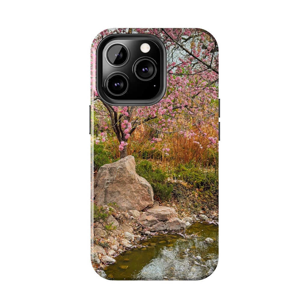 Cherry Blossom Tough Phone Cases - Nature Lover Gift, Floral Phone Accessories, Spring Decor, Custom Cases, Outdoor Adventure