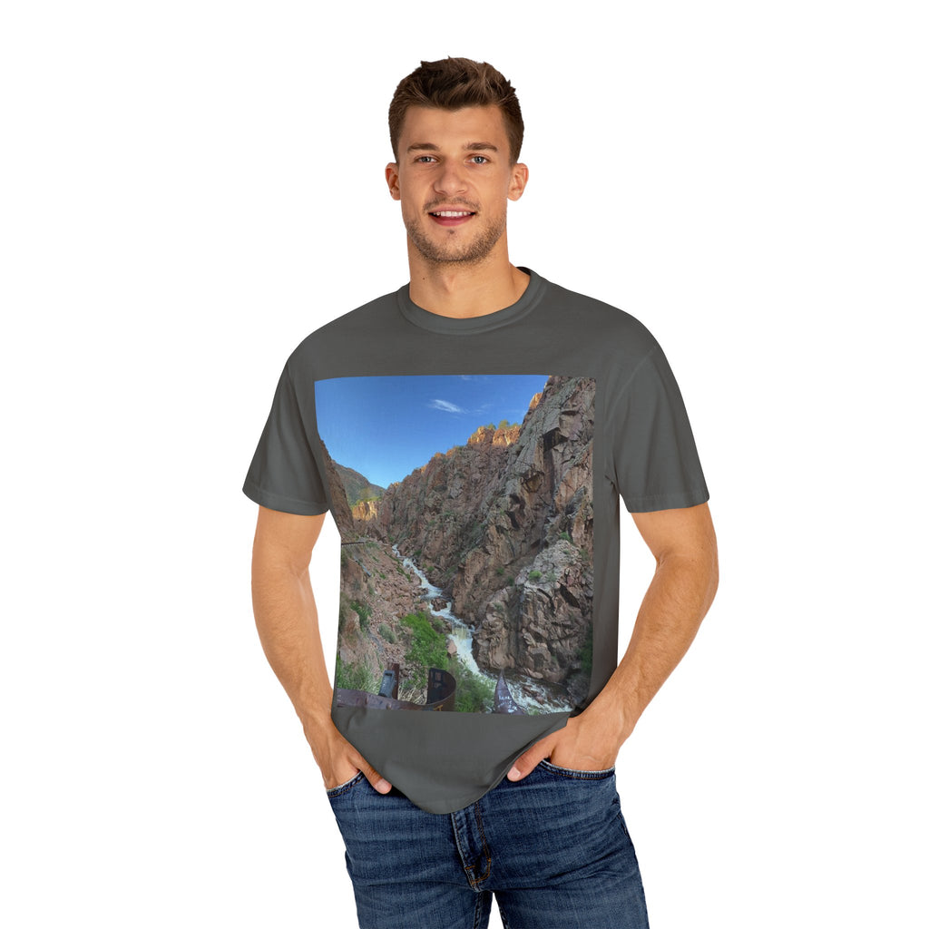 Nature Scene Unisex T-Shirt, Eco-Friendly Tee, Outdoorsy Apparel, Hiking Gift, Casual Wear, Adventure Clothing