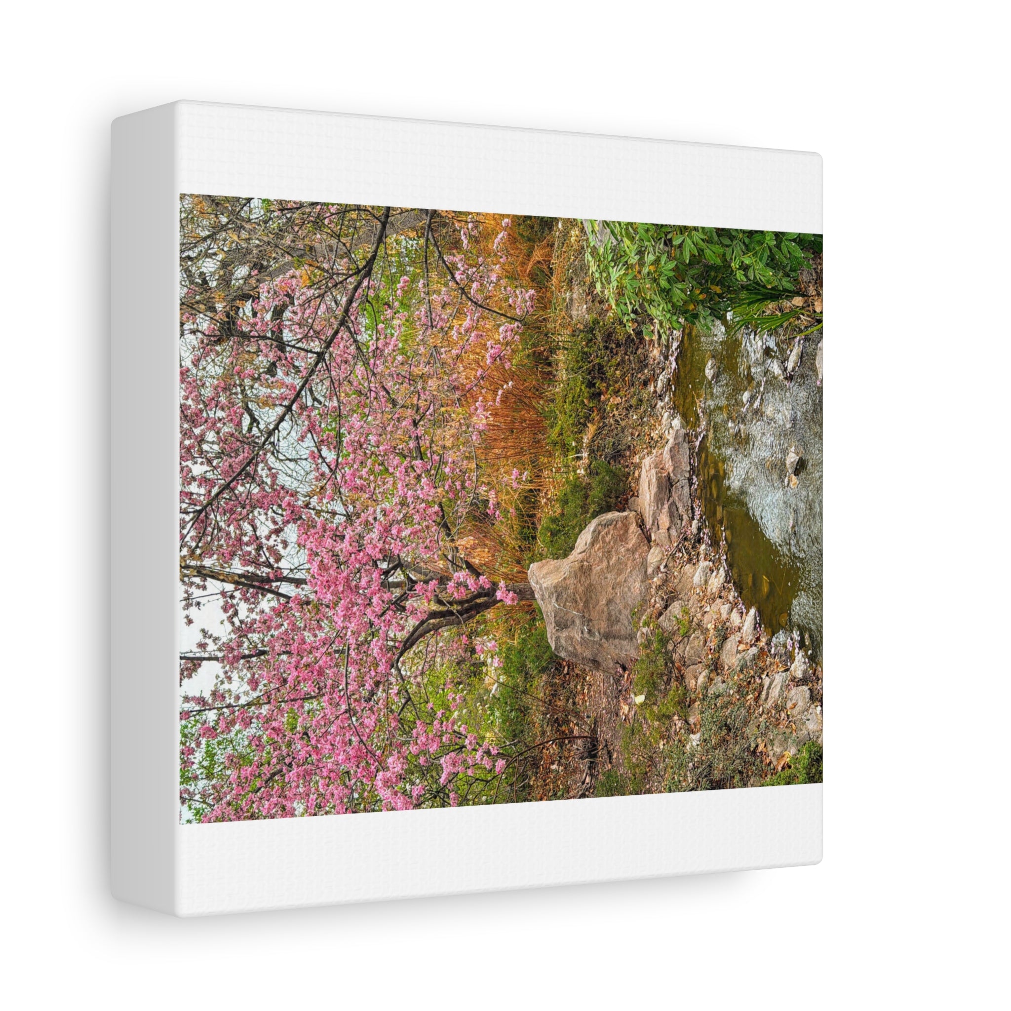 Blossoming Serenity Canvas Print, Floral Wall Art, Nature Decor, Home Aesthetic, Gift Idea for Garden Lovers, Spring Decor