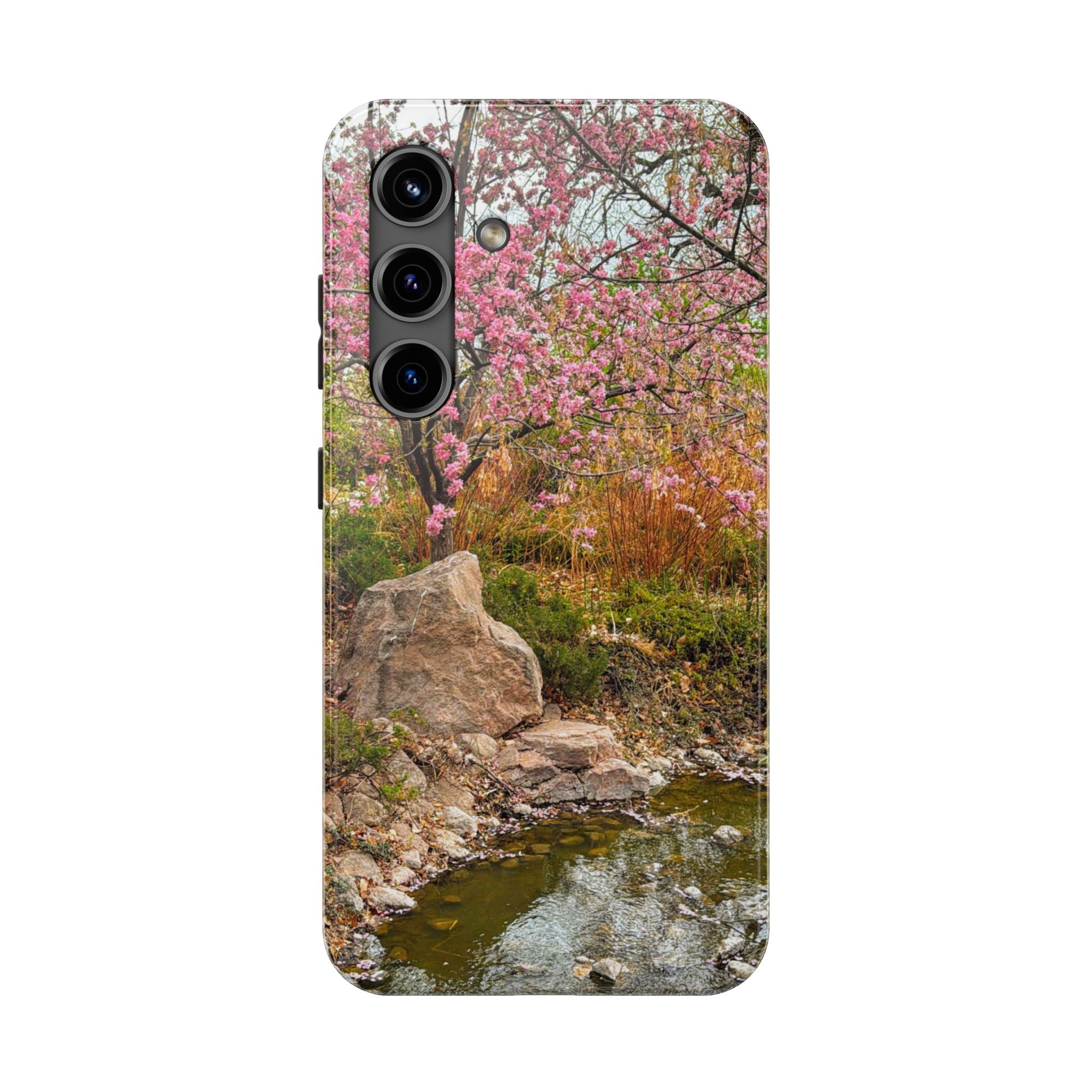 Cherry Blossom Tough Phone Cases - Nature Lover Gift, Floral Phone Accessories, Spring Decor, Custom Cases, Outdoor Adventure