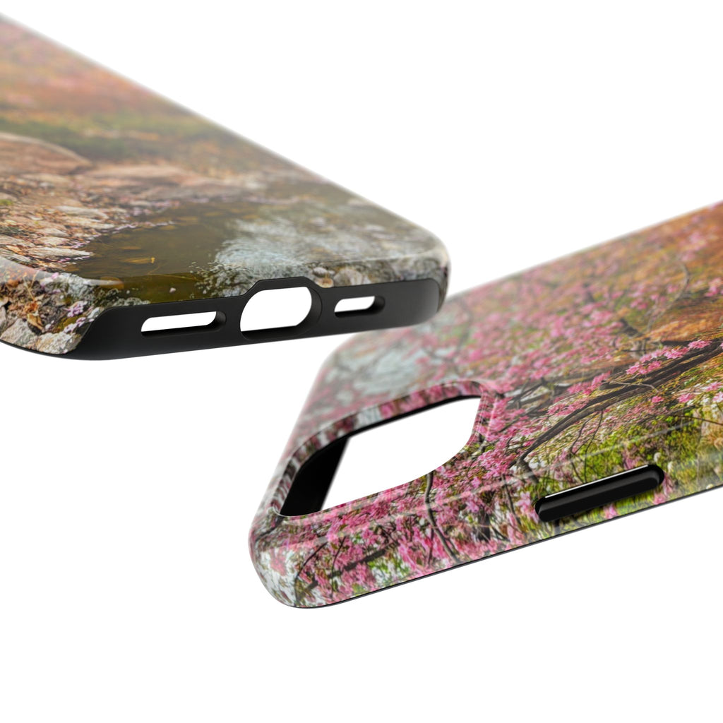 Cherry Blossom Tough Phone Cases - Nature Lover Gift, Floral Phone Accessories, Spring Decor, Custom Cases, Outdoor Adventure
