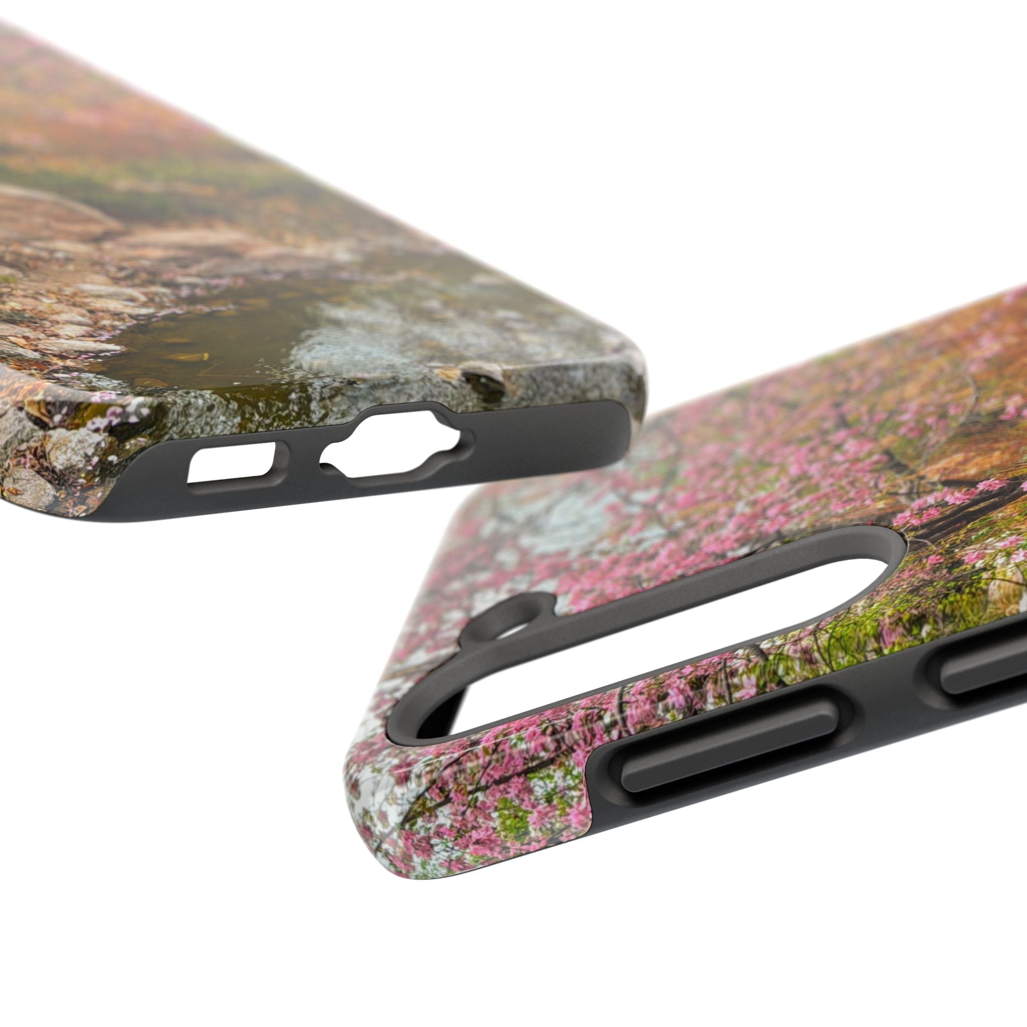 Cherry Blossom Tough Phone Cases - Nature Lover Gift, Floral Phone Accessories, Spring Decor, Custom Cases, Outdoor Adventure