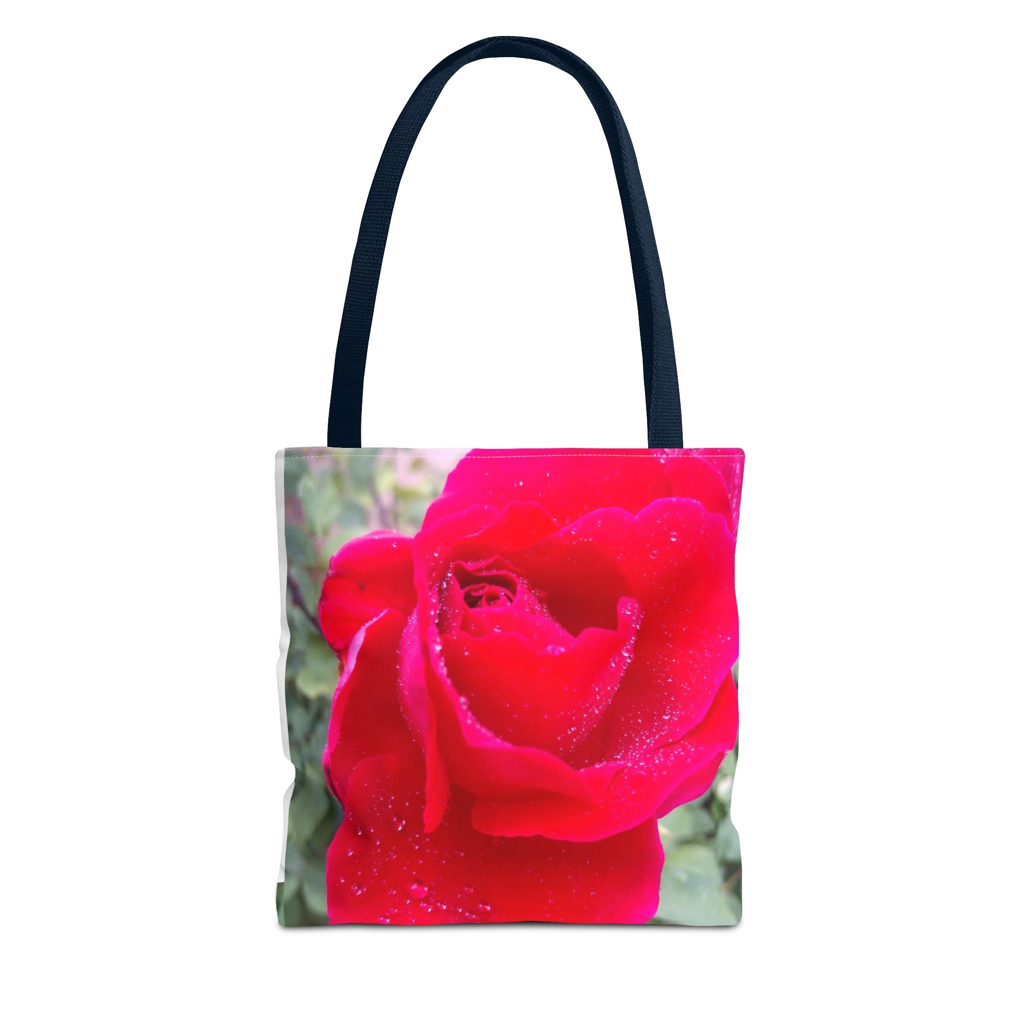 Vibrant Floral Tote Bag - Eco-Friendly Canvas, Perfect for Shopping, Beach Days, or Gift Giving - Rose Design