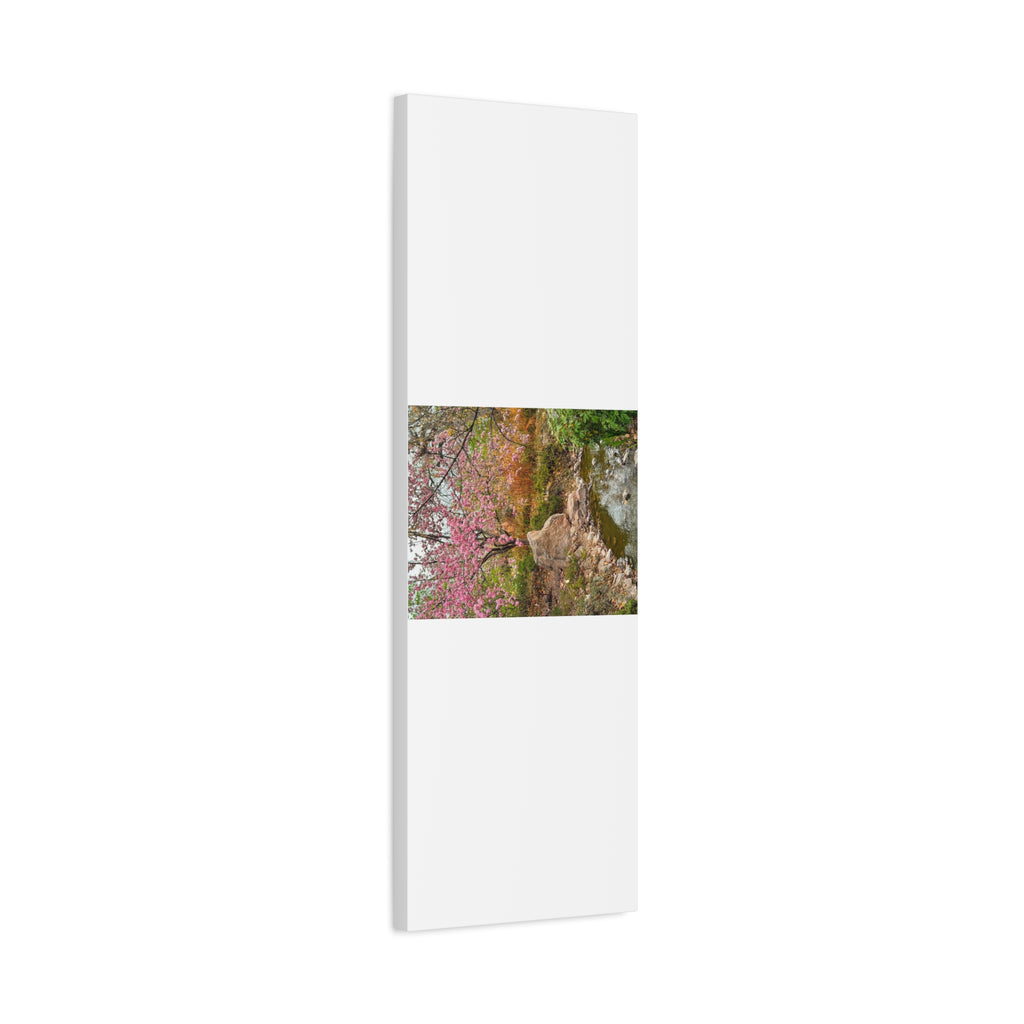 Blossoming Serenity Canvas Print, Floral Wall Art, Nature Decor, Home Aesthetic, Gift Idea for Garden Lovers, Spring Decor