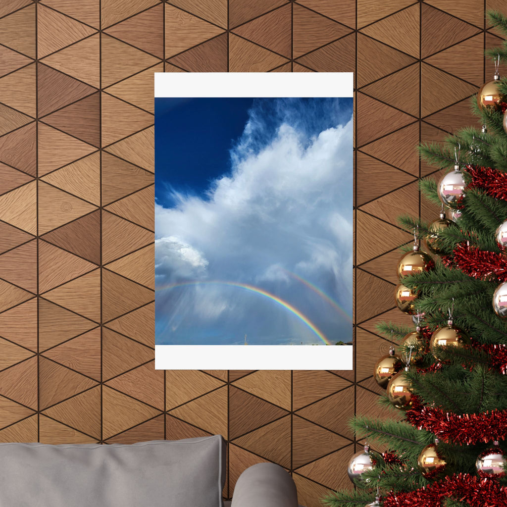 Rainbow Sky Matte Vertical Poster | Inspirational Wall Art, Home Decor, Gift for Nature Lovers, Office Decoration, Unique Artwork