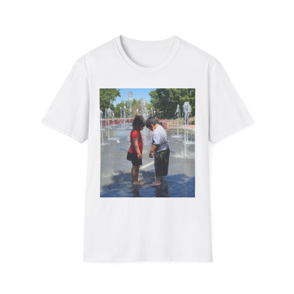 Cherished Moments Unisex Softstyle T-Shirt, Family Reunion Shirt, Personalized Gift, Summer Fun Tee, Kids Photography Tee