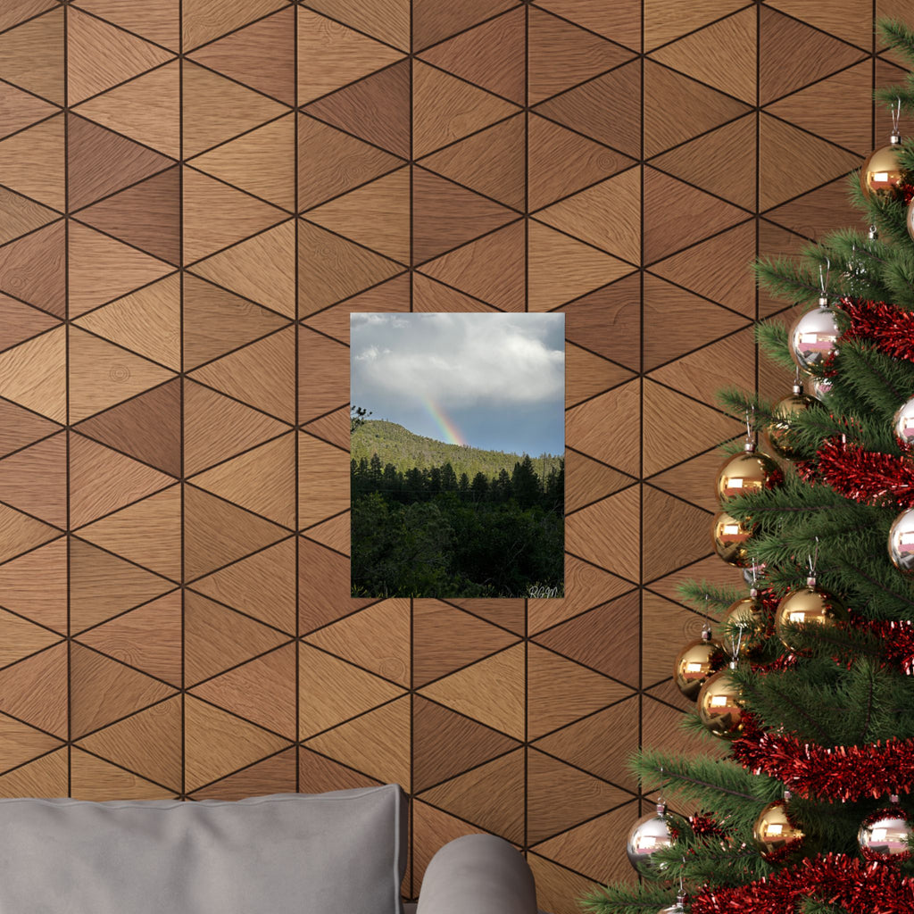 Rainbow Landscape Matte Vertical Posters, Nature Wall Art, Home Decor, Gift for Nature Lovers, Inspirational Prints