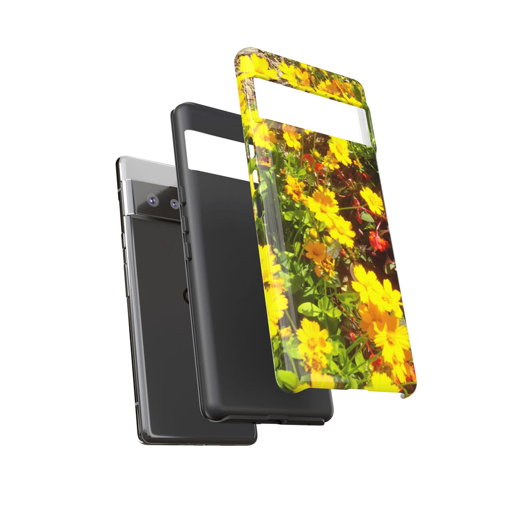 Floral Phone Case - Tough Cases with Vibrant Yellow Flowers, Protective Floral Cover, Spring Decor, Gift Idea for Nature Lovers, [...]