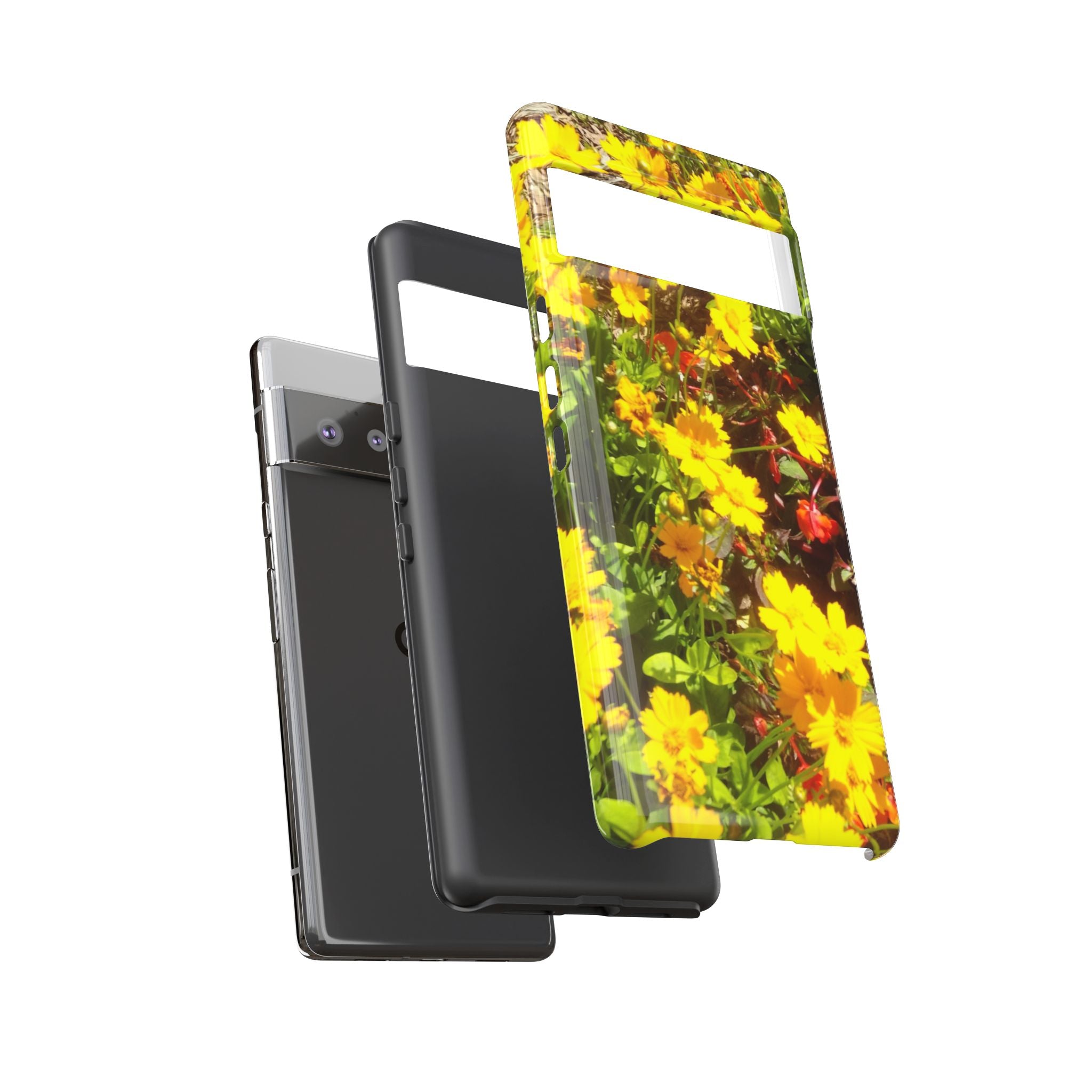 Floral Phone Case - Tough Cases with Vibrant Yellow Flowers, Protective Floral Cover, Spring Decor, Gift Idea for Nature Lovers, [...]