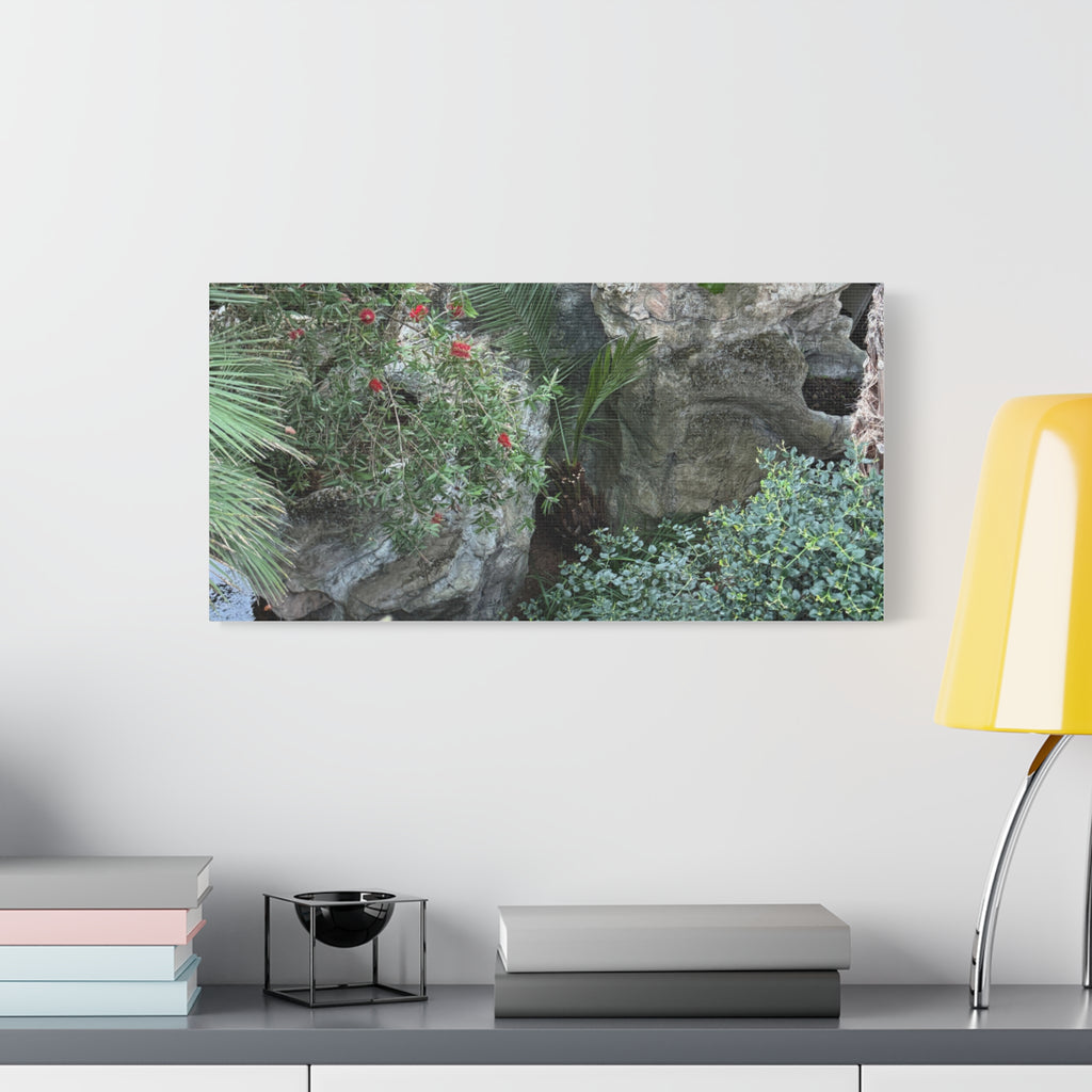 Canvas Wall Art, Tropical Garden Print, Home Decor, Botanical Artwork, Nature Lover Gift, Modern Interior Design
